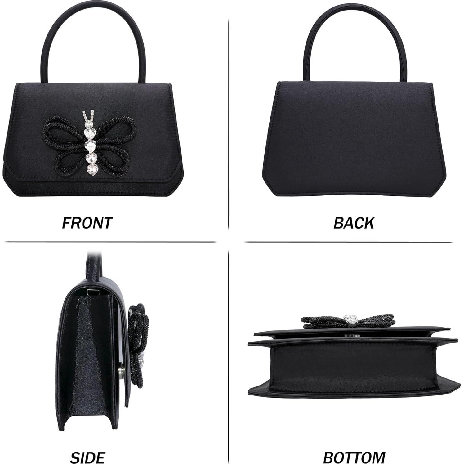 Bolso de Noche para Mujeres Milisente - Cartera de Fiesta de Cuero Sintético