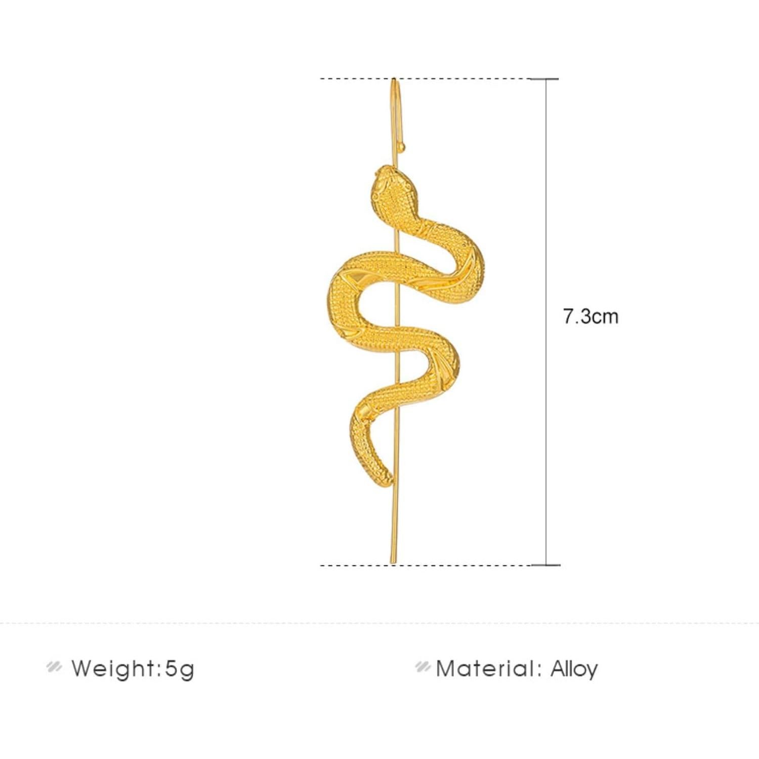 Pendientes de gancho envolventes Godtemrow en acero quirúrgico
