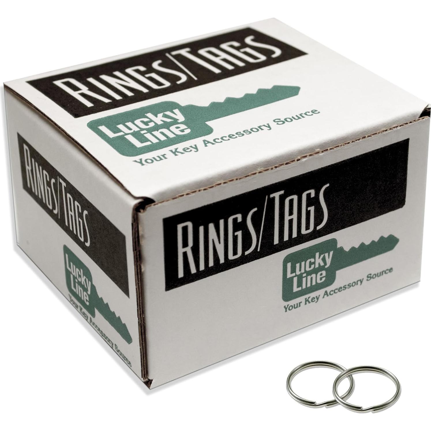 Anillo de Llave Dividido Lucky Line 2.54 cm Acero Niquelado