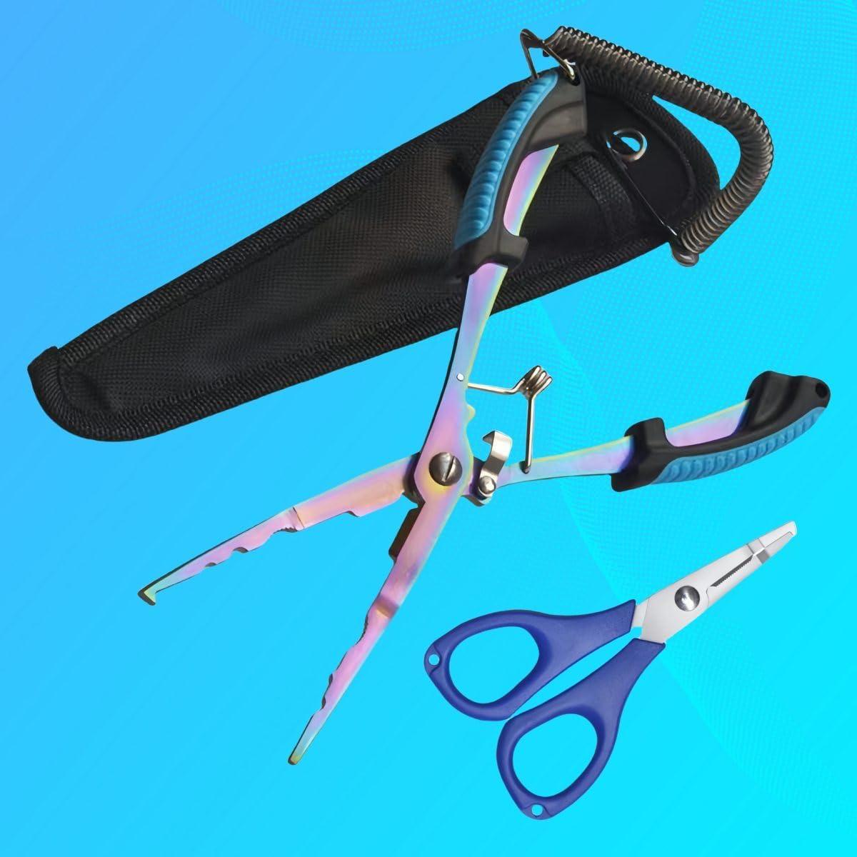 Kit de Herramientas de Pesca Abodadventures Elite2 - Alicates y Tijeras