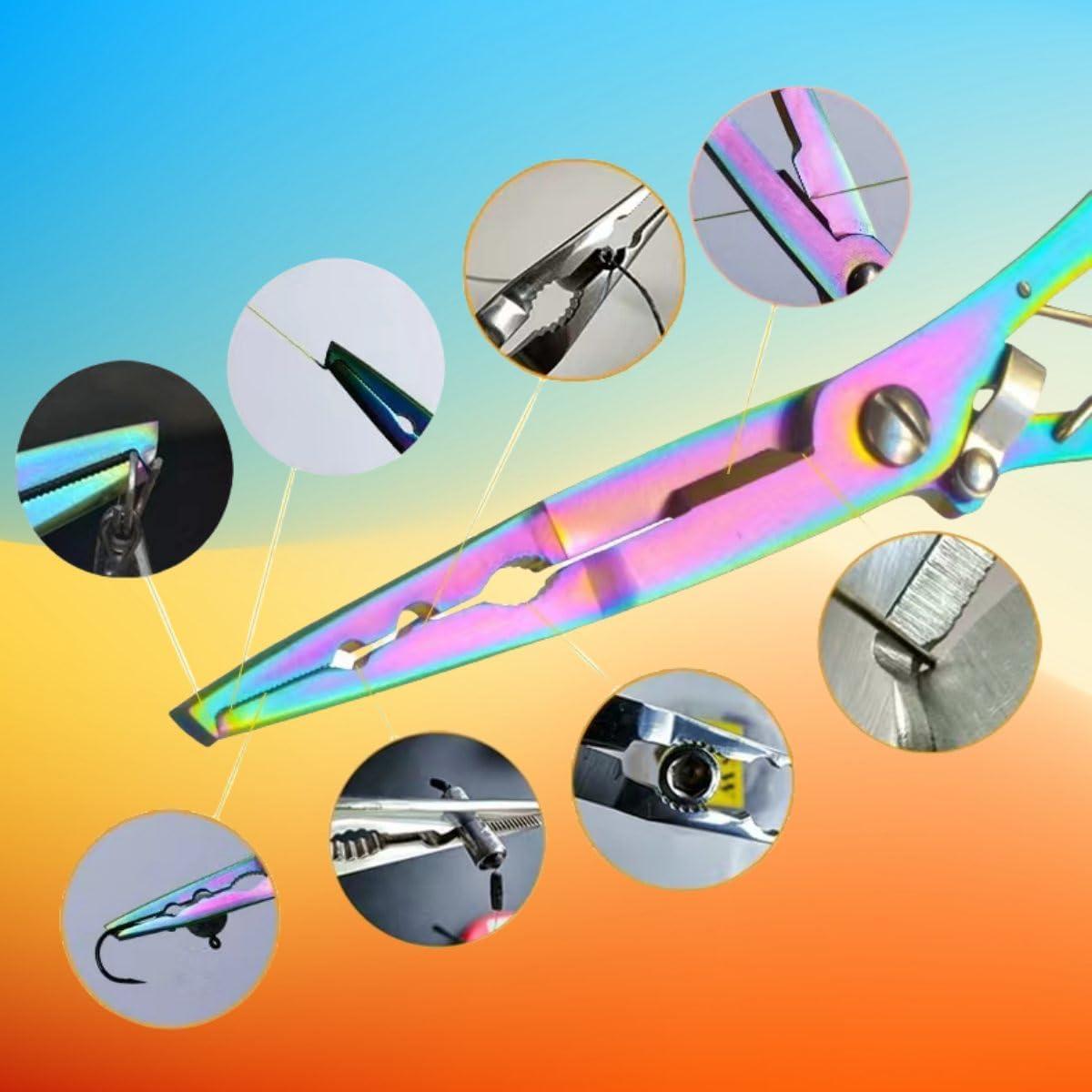 Kit de Herramientas de Pesca Abodadventures Elite2 - Alicates y Tijeras