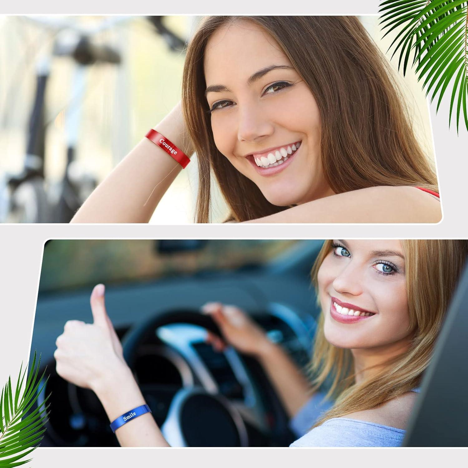 Blanks de Pulsera de Aluminio Anodizado Lewtemi - 12 Pcs DIY