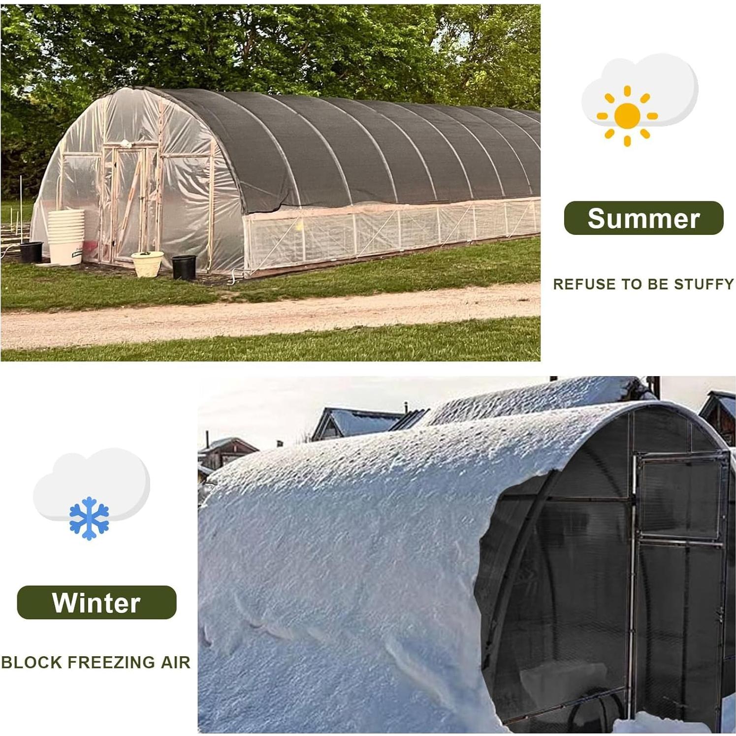 Tela de Sombra Negra 6x2.4m HISTORIA DE AMOR 55% Protección