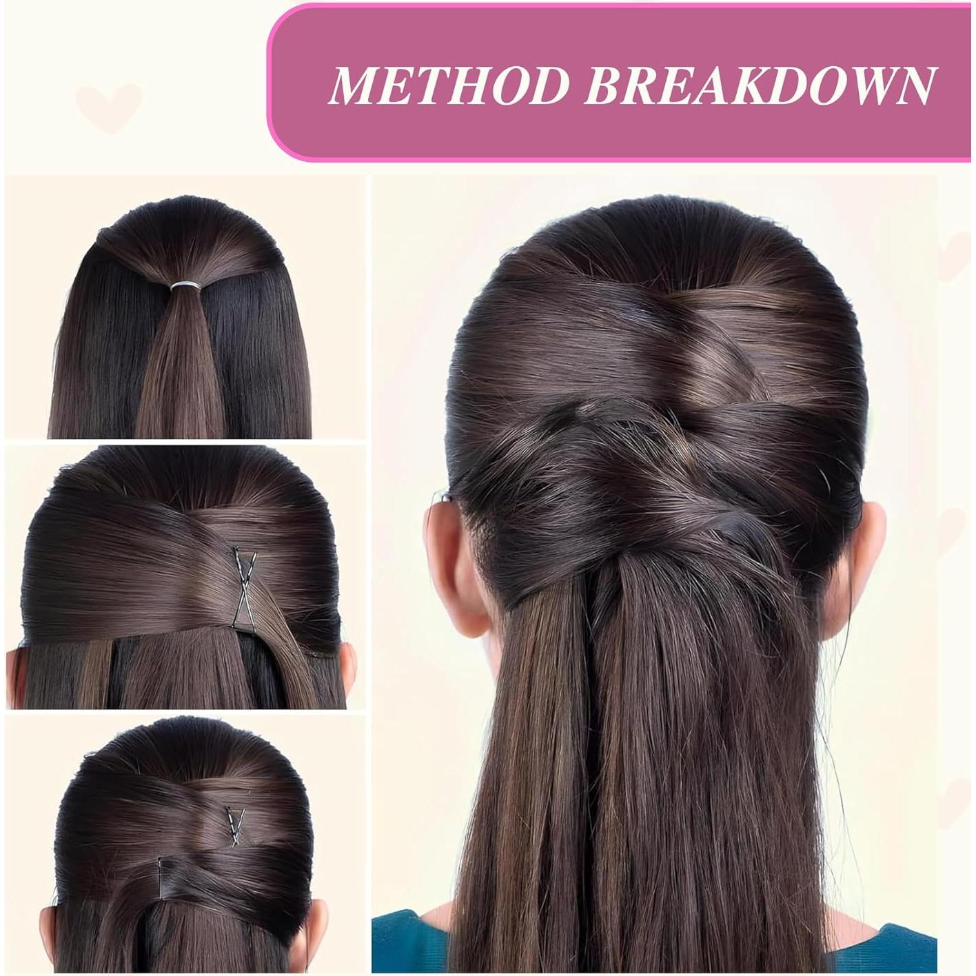 Juego de 100 horquillas negras Sahu de 5cm para cabello