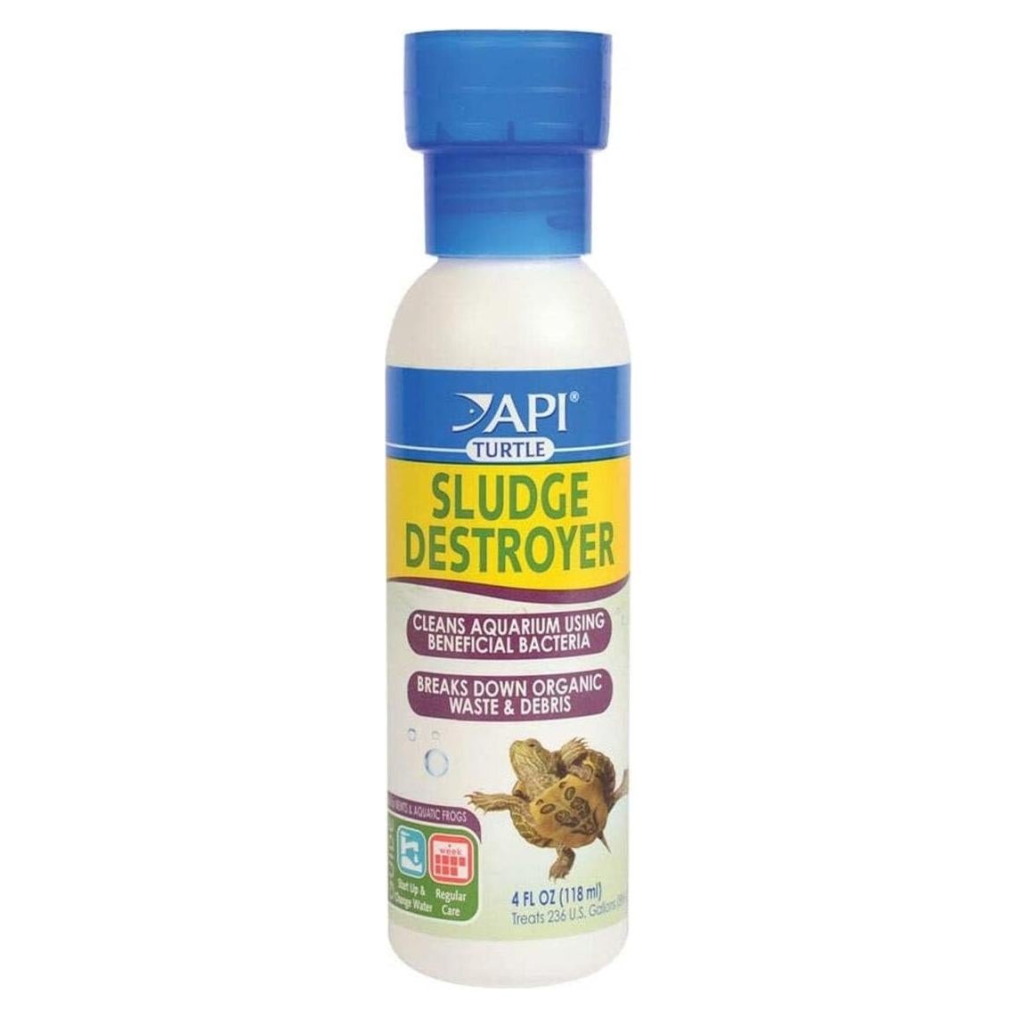 API TURTLE SLUDGE DESTROYER Limpiador de Acuarios 118 ml
