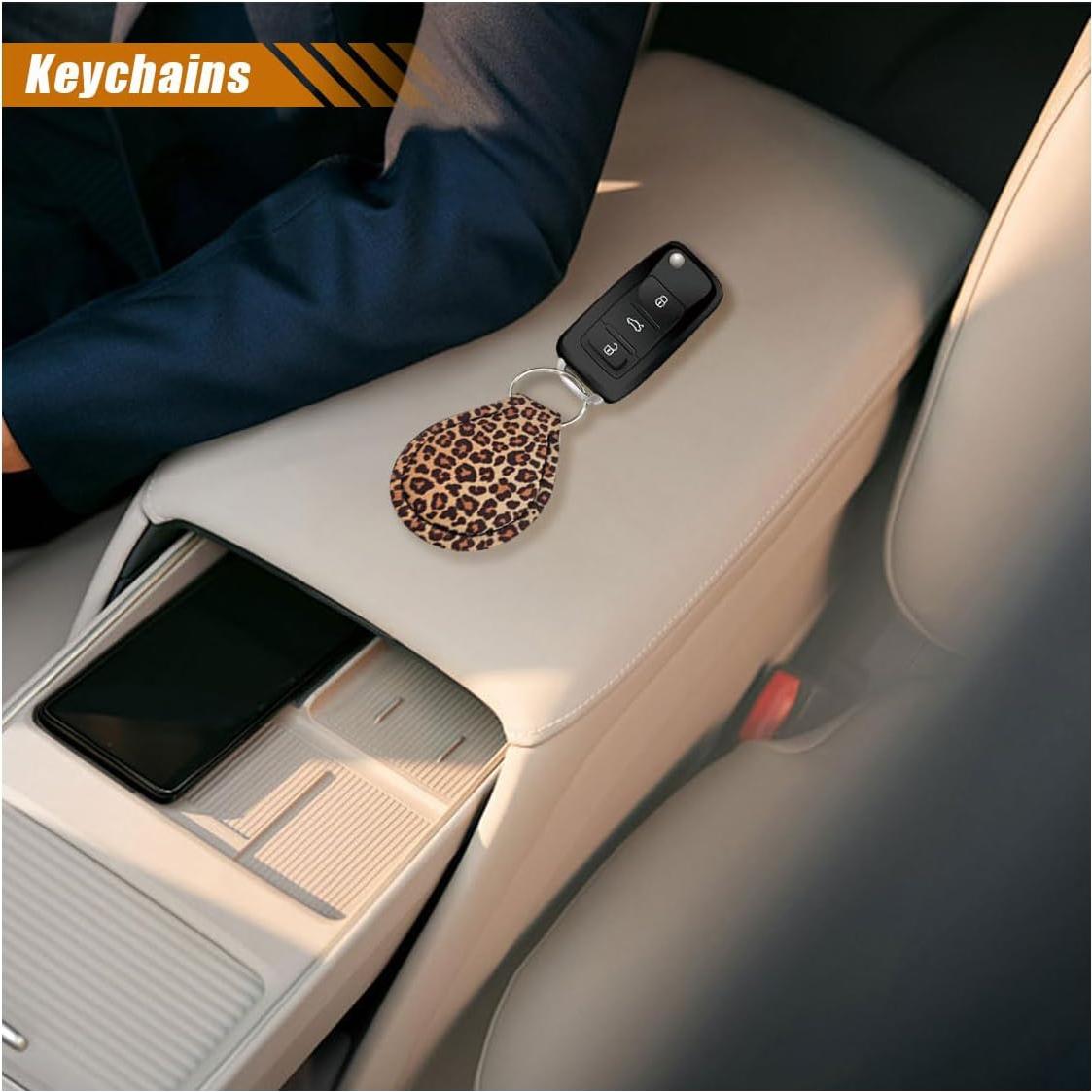 Juego de Accesorios para Automóvil SMILFUY Leopardo 4 Piezas