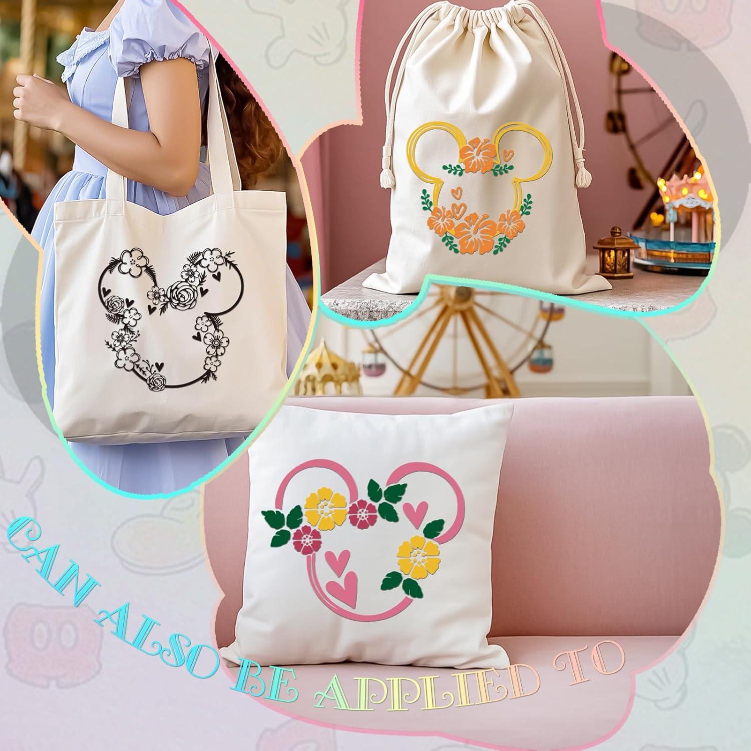 Transferencias de Planchar RiVolTa Mouse Floral - 20 Hojas