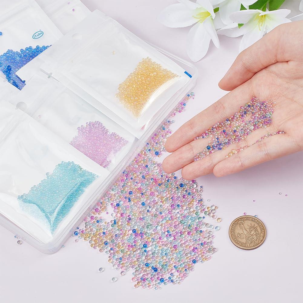 PH PandaHall 8640 Perlas de Resina Redondas 12 Colores 3 mm