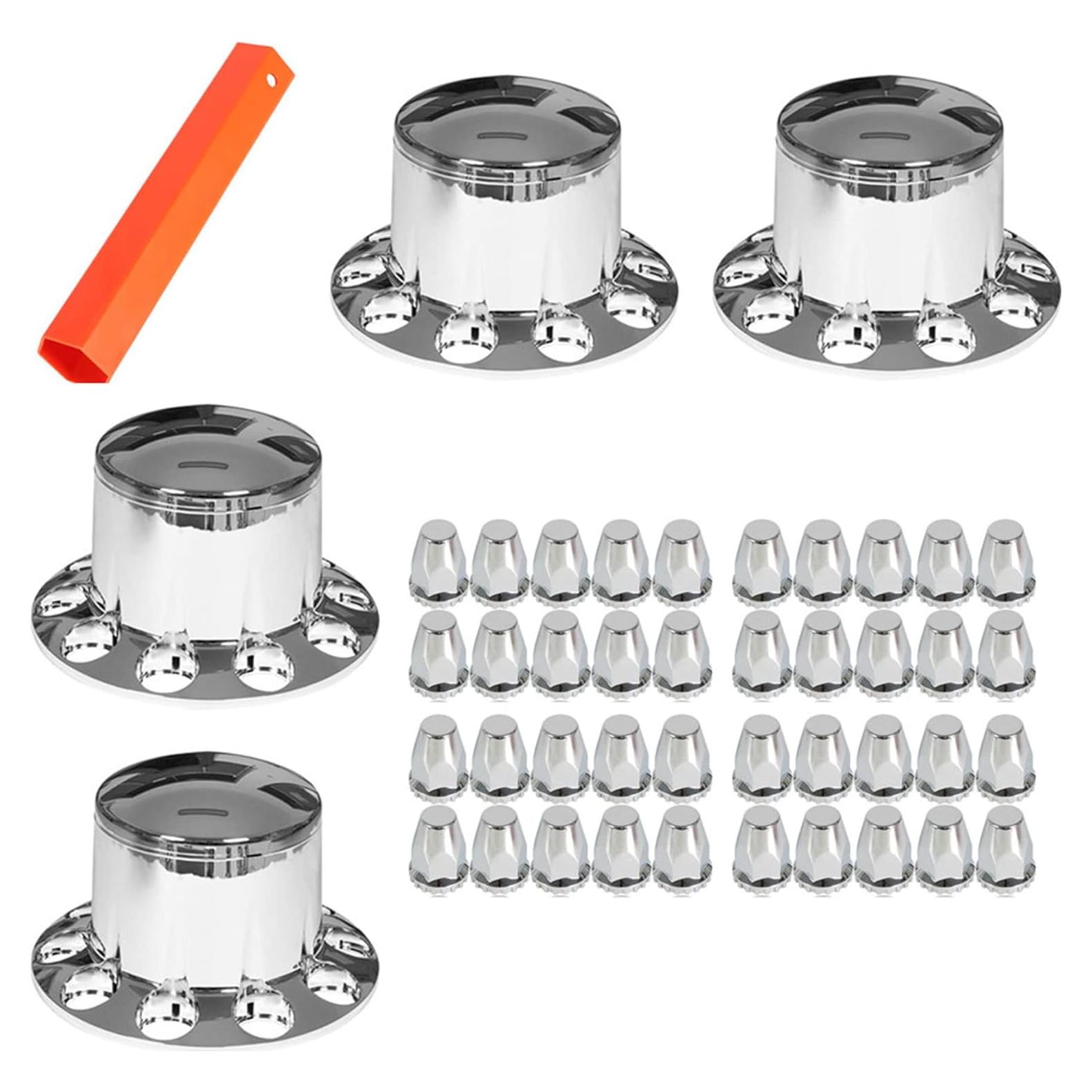 Kit de Cubiertas Cromadas para Ruedas de Camiones Semi GENRICS