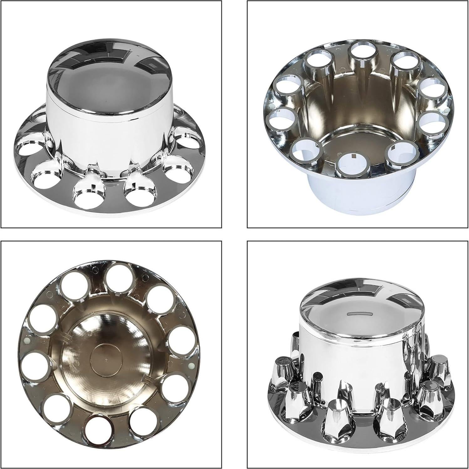 Kit de Cubiertas Cromadas para Ruedas de Camiones Semi GENRICS