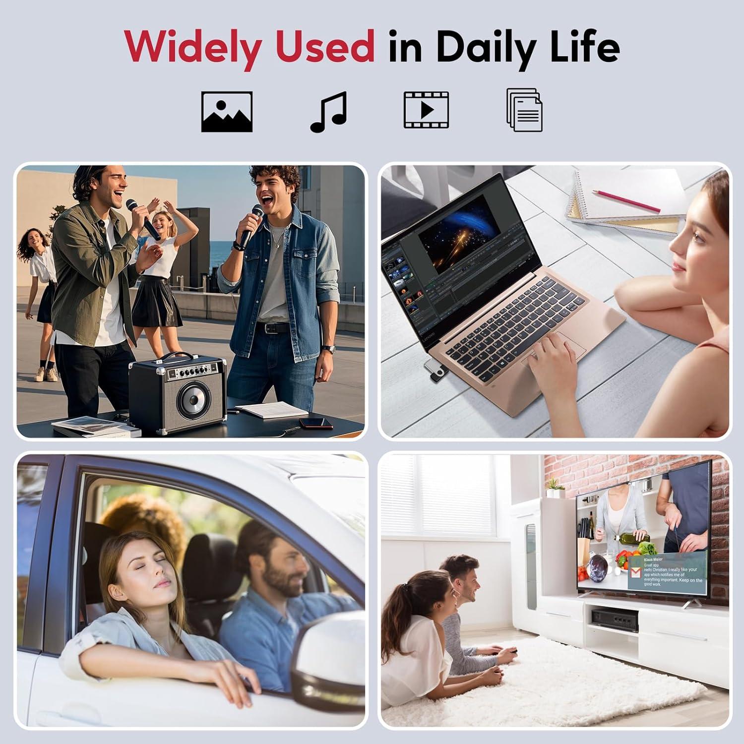 Pendrive USB 2.0 AreTop 20 Unidades 256MB Metálico Negro