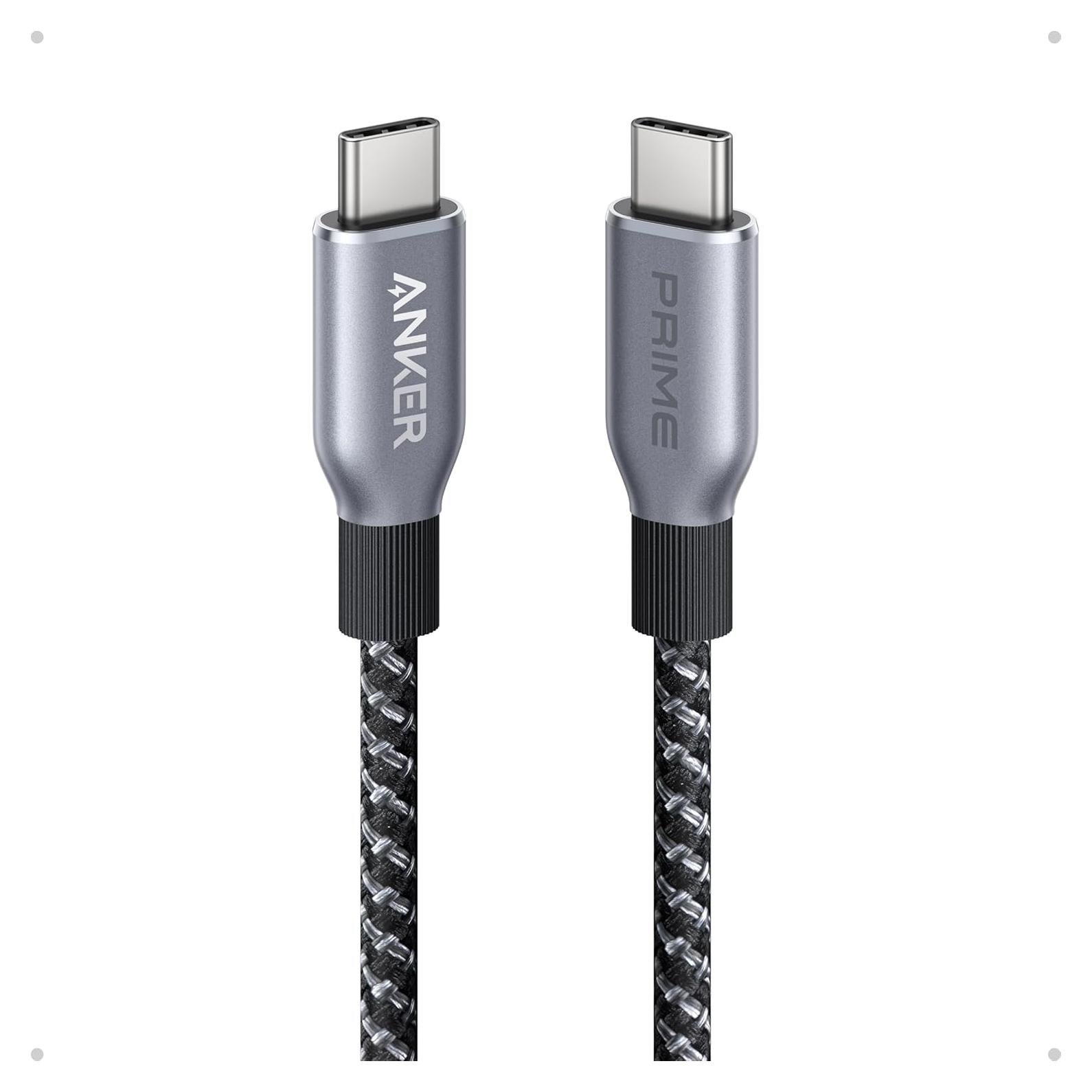 Cable USB C a USB C Anker Prime 240W 30.48 cm Trenzado Reciclado