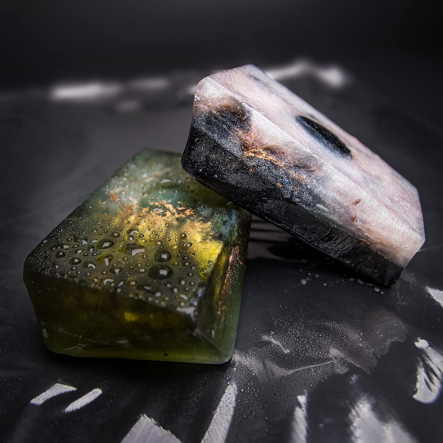 Juego de Jabones de Roca Tierra y Hogar - Aromatizados con Cristales