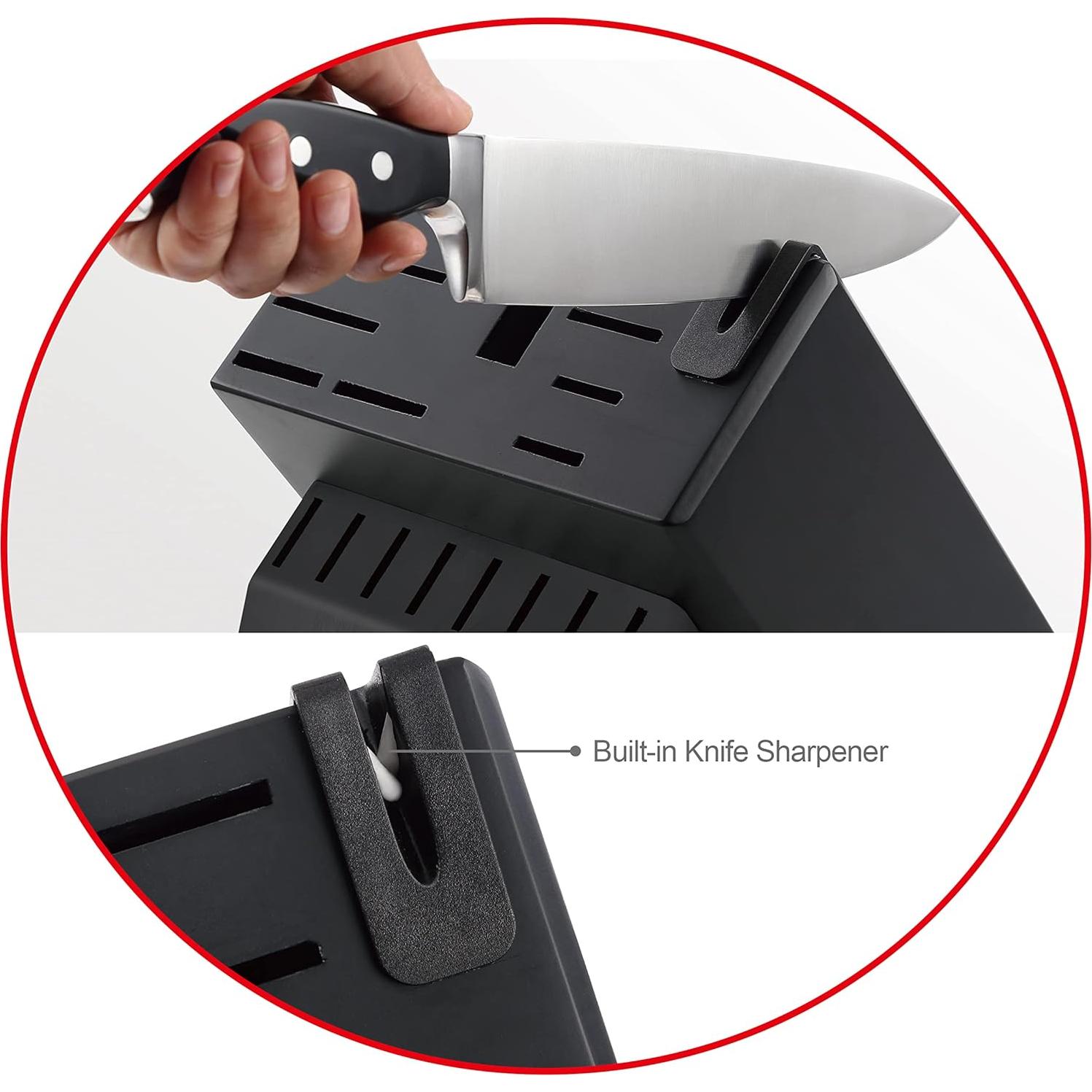 Conjunto de cuchillos McCook 20 piezas forjados acero inoxidable