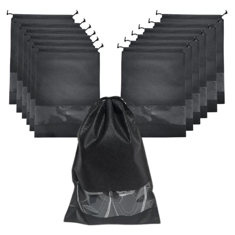 Bolsa Organizadora de Zapatos SPLANDIN - 12 Unidades, Negro