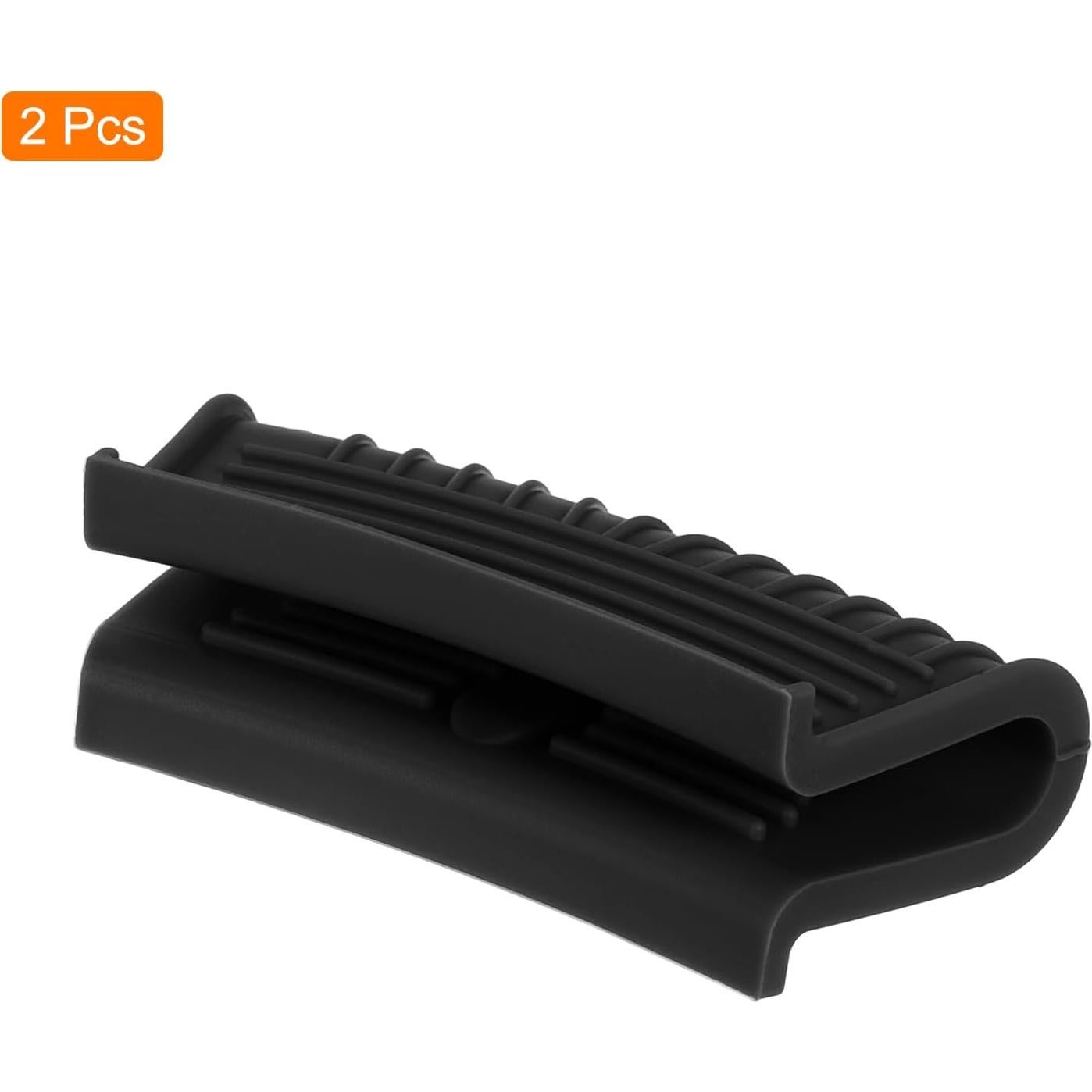 Funda de Mango de Silicona uxcell 2 Piezas Antideslizante