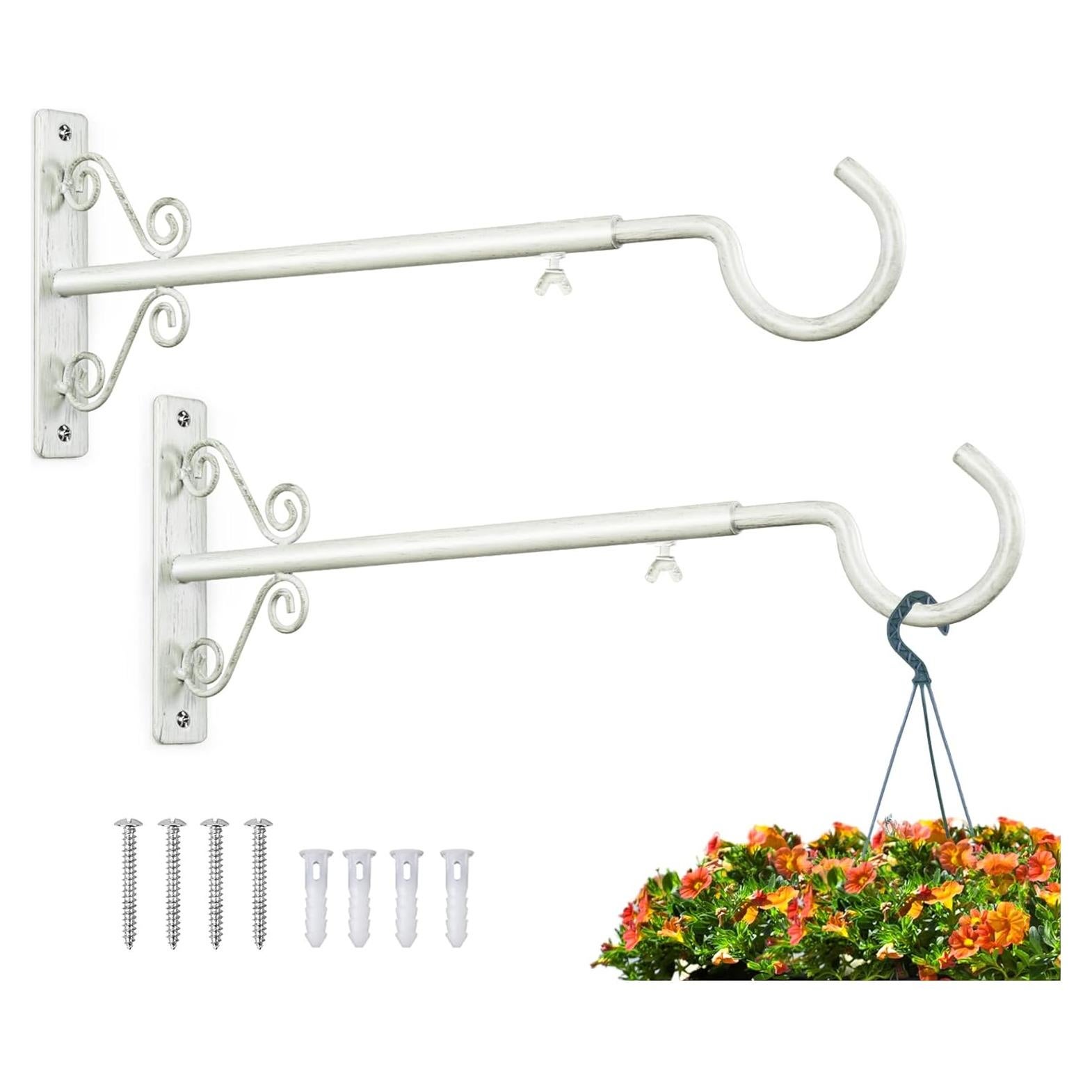 Soporte Ajustable para Comederos de Aves BOLITE 40-61 cm Blanco