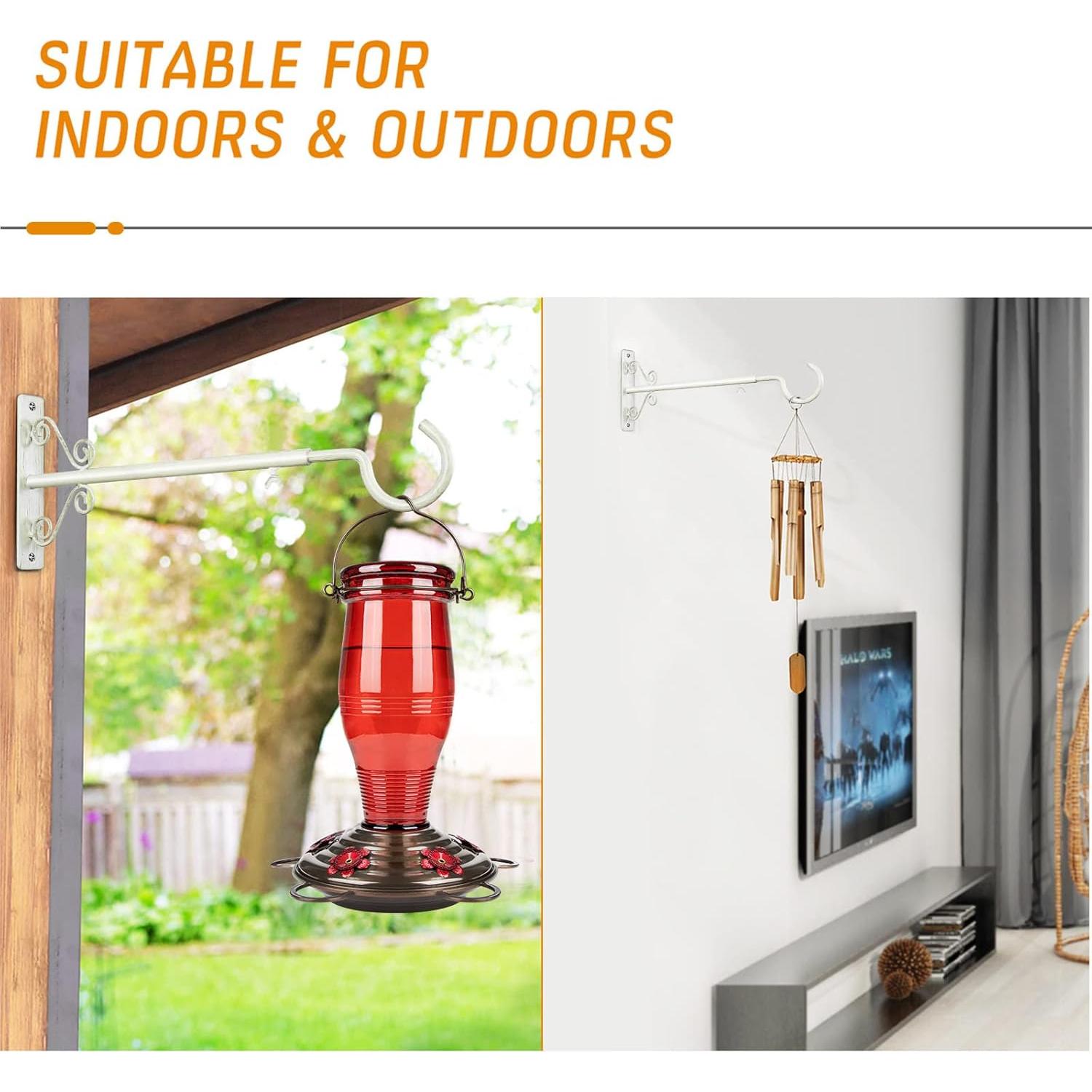 Soporte Ajustable para Comederos de Aves BOLITE 40-61 cm Blanco