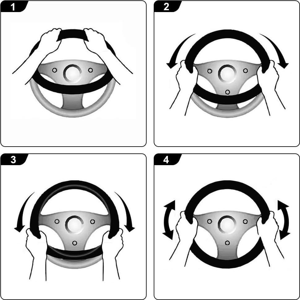 Cubierta de Volante Universal 15" Neopreno Flor Abstracta SISROW