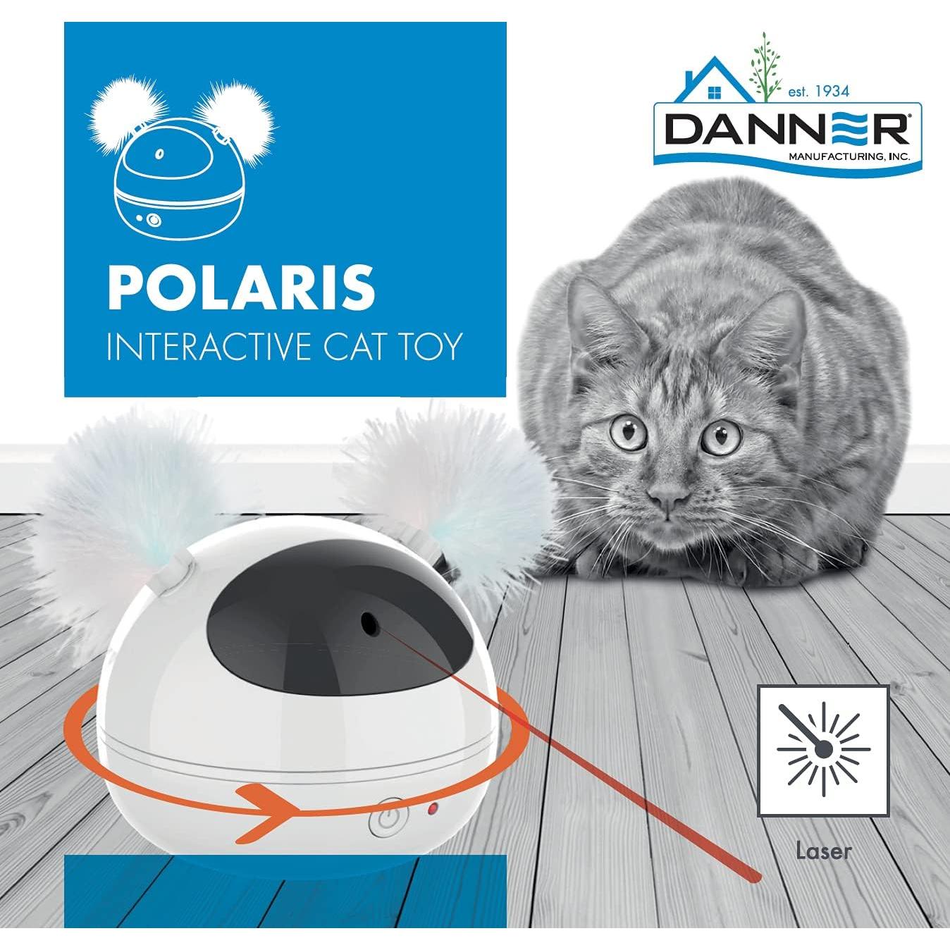 Juguete Interactivo para Gatos Danner Polaris 360° Luz Láser