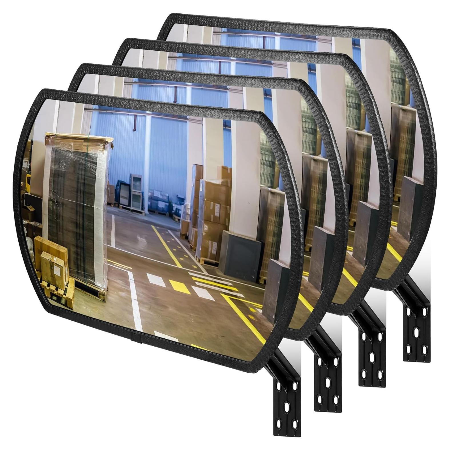 Espejo Convexo de Seguridad Geetery 4 Pcs 45.7 x 30.5 cm