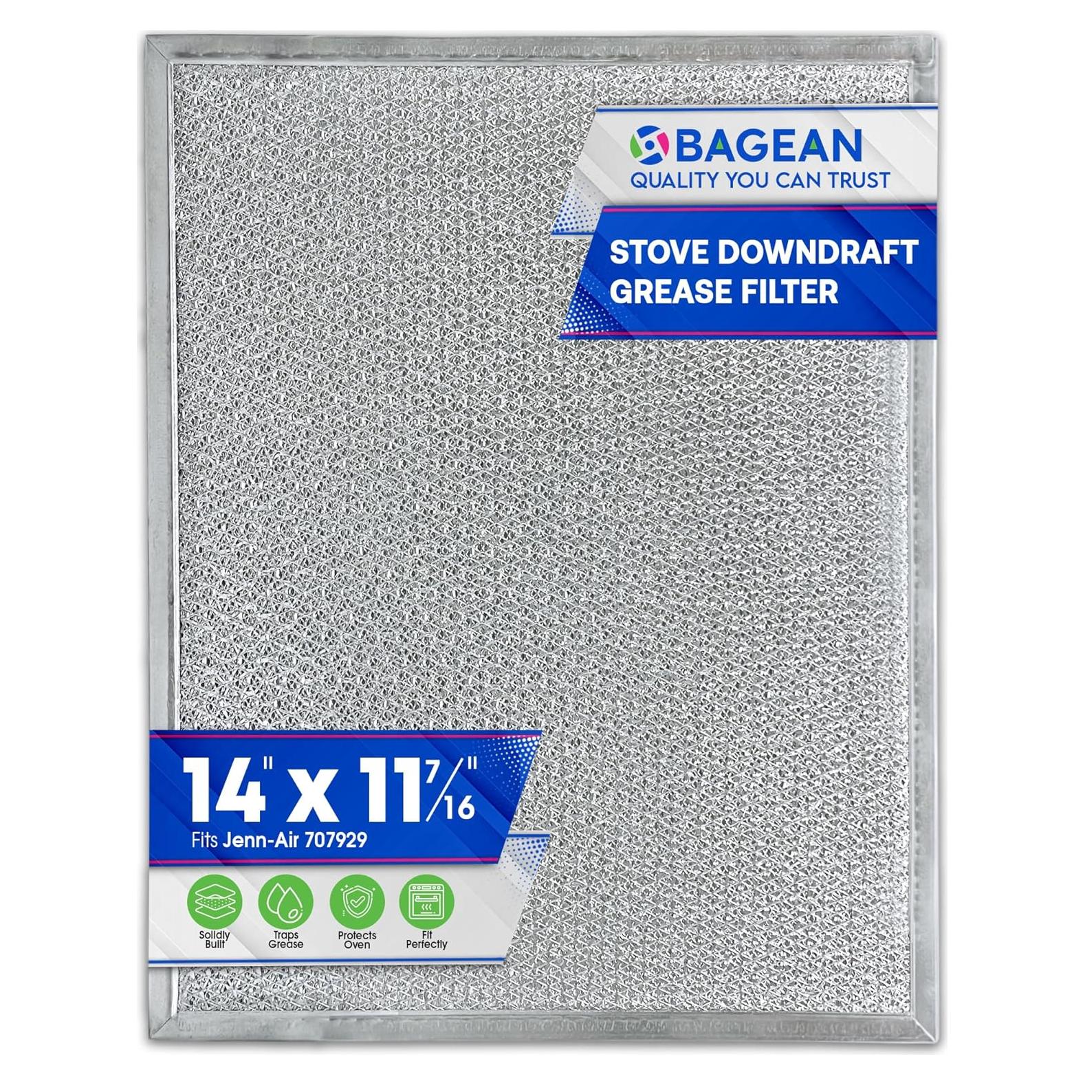 Filtro de Campana Extractora Bagean 14" x 11.4" Aluminio