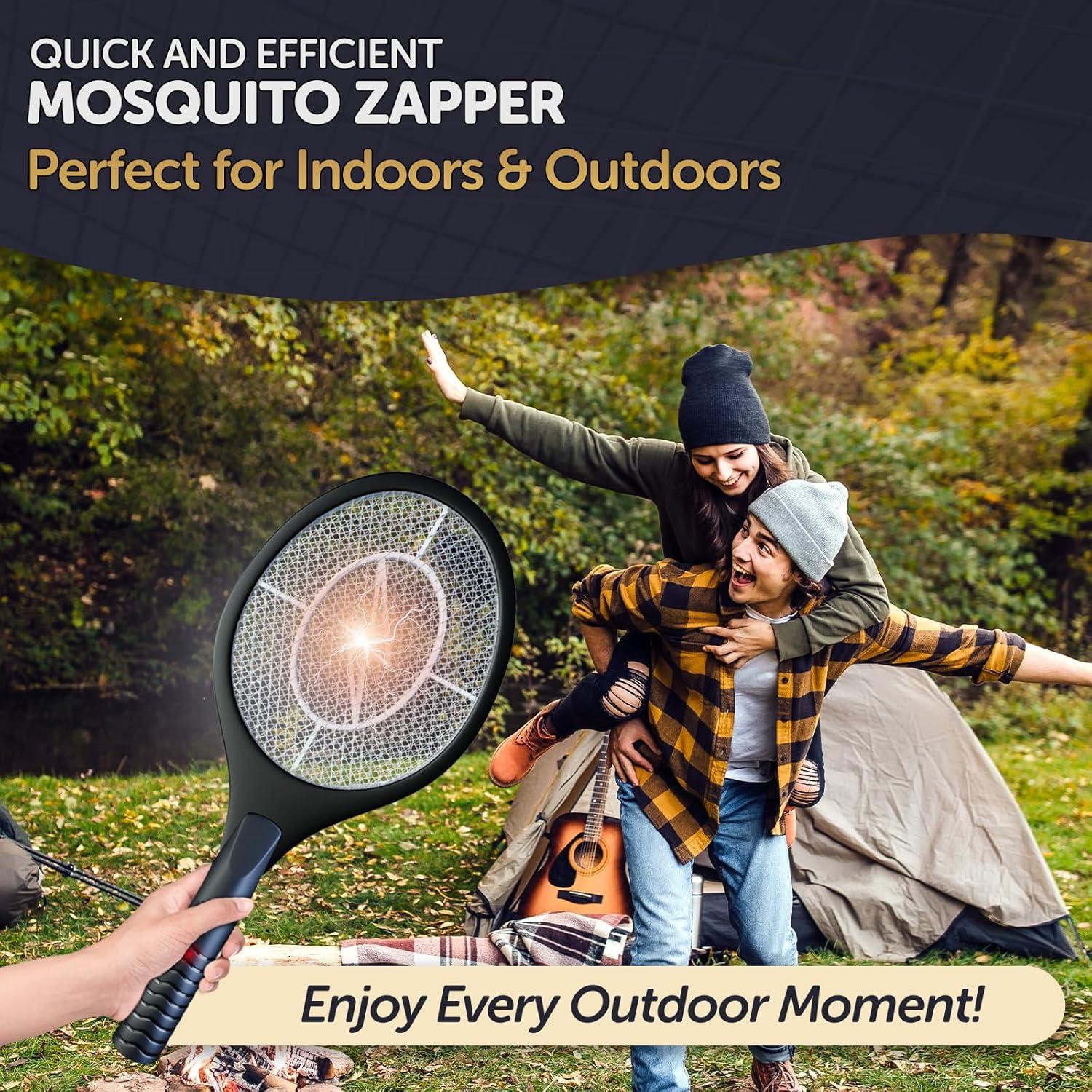 Raqueta Eléctrica para Insectos ASISNAI - Zapper de Moscas y Zancudos