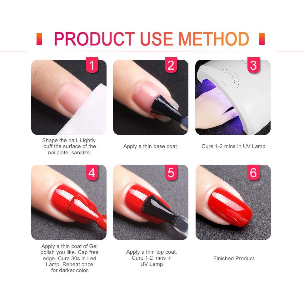 Esmalte de Uñas en Gel VENALISA 15ml Negro Removible UV LED