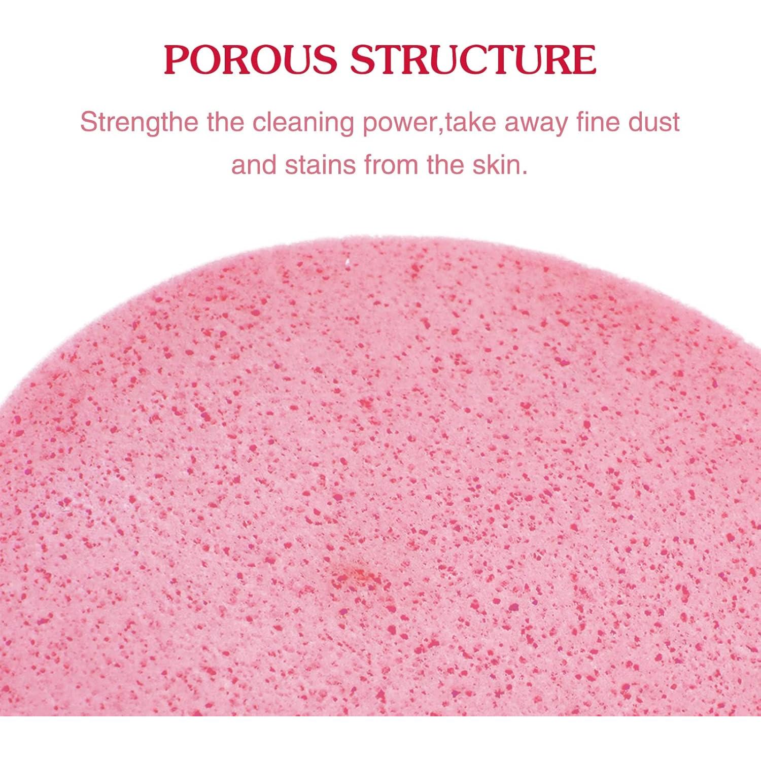 120 Esponjas Faciales Comprimidas Woozettn - Rosa y Amarillo