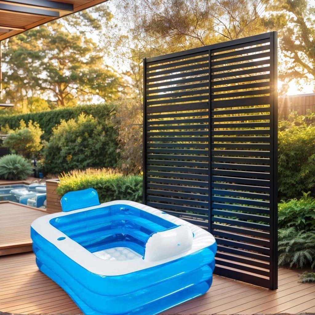 Bañera Inflable Doble Bidesen 160x120cm con Bomba y Almohada