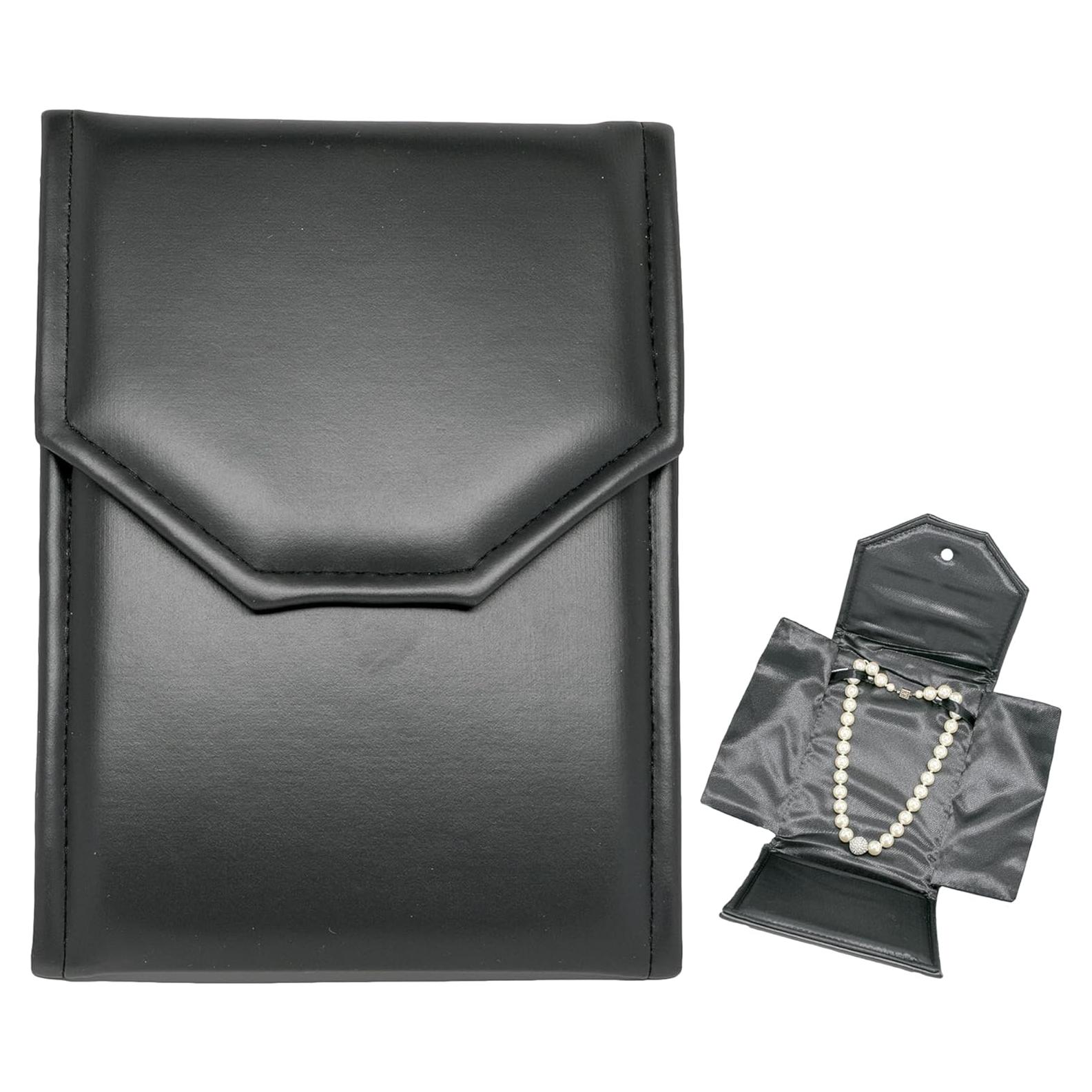 Carpeta de exhibición de collar Novel Box 17.78x12.7 cm Negro