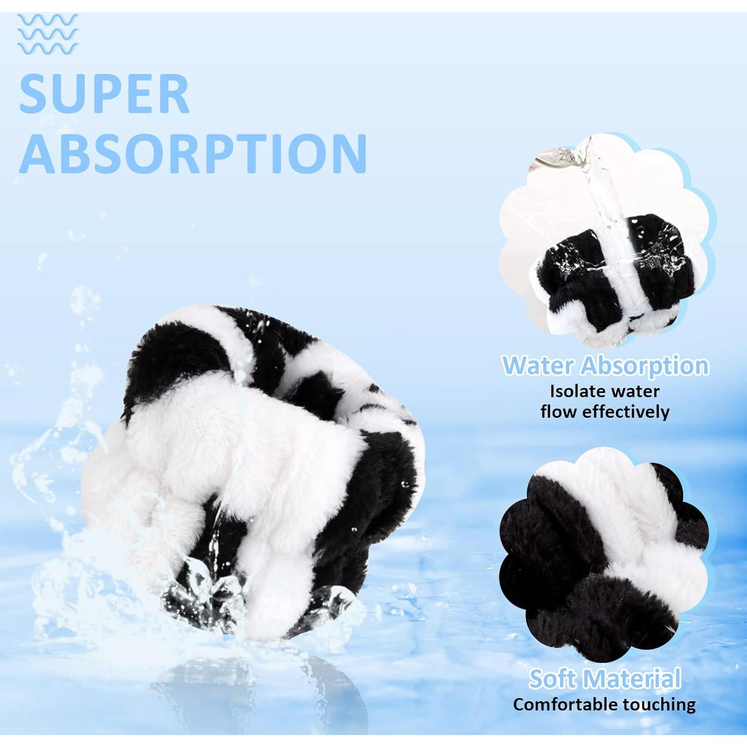 6 Pares de Muñequera Absorbente WHAVEL para Spa y Maquillaje