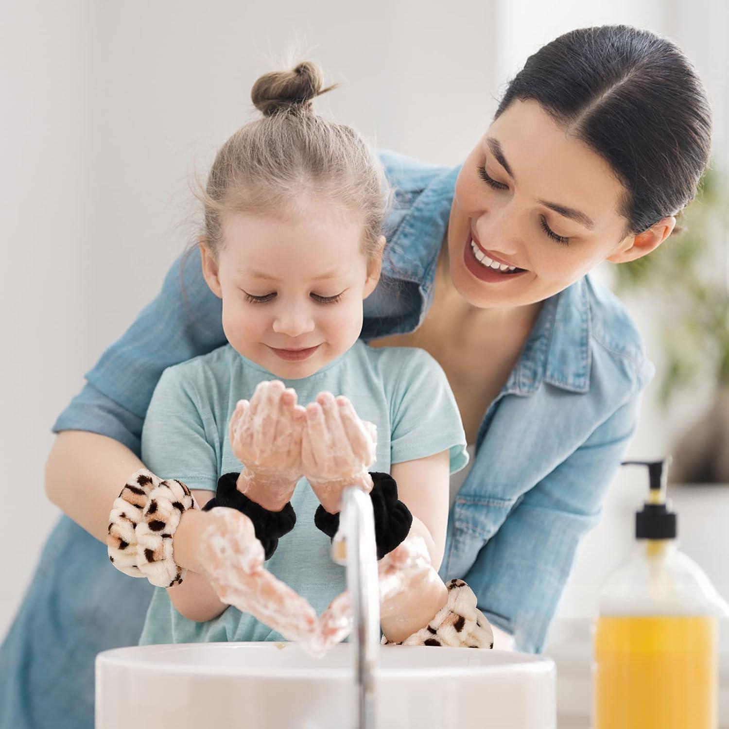 6 Pares de Muñequera Absorbente WHAVEL para Spa y Maquillaje