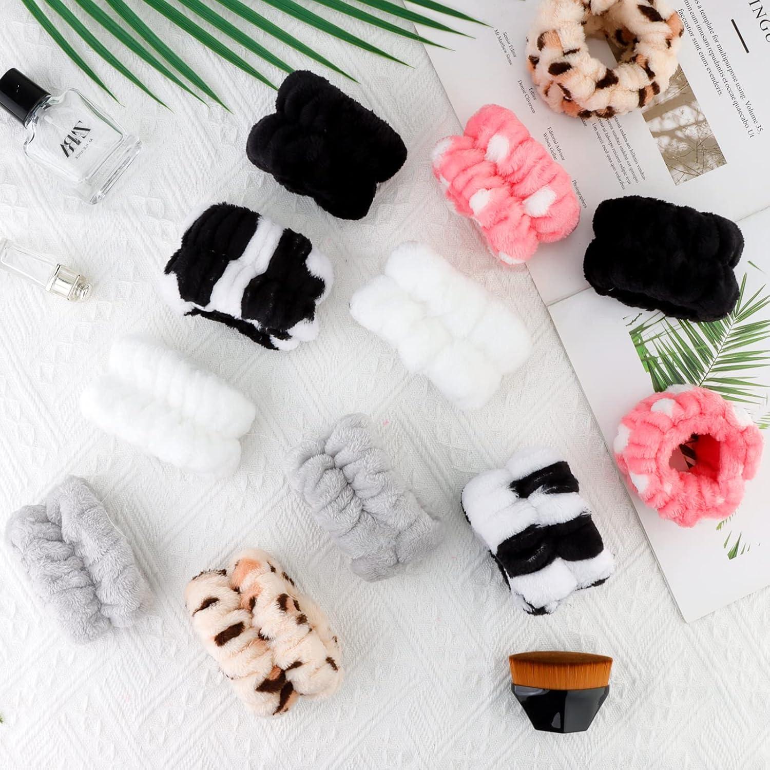 6 Pares de Muñequera Absorbente WHAVEL para Spa y Maquillaje