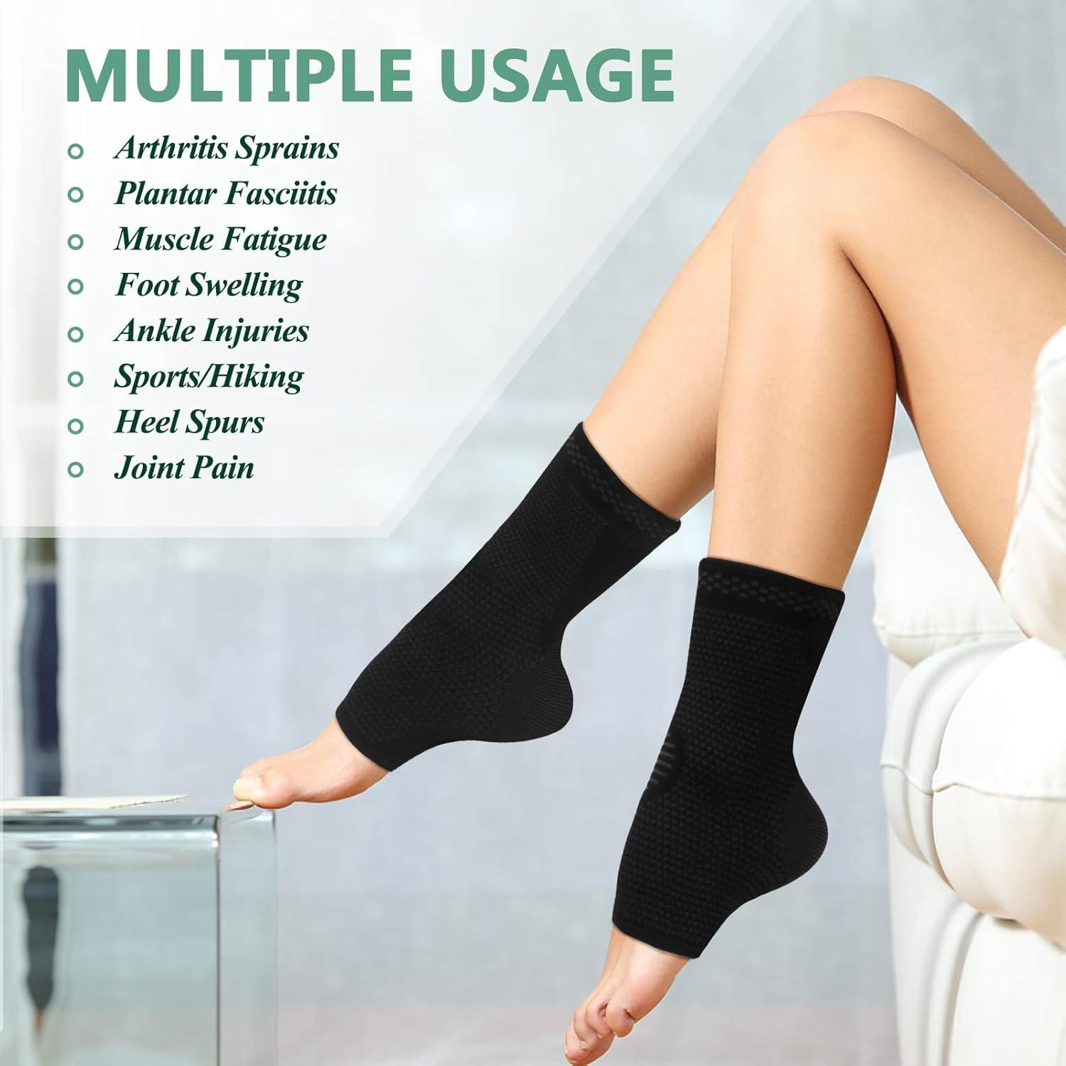 Soporte de Tobillo FYY D-769 - Compresión, Negro, Pequeño