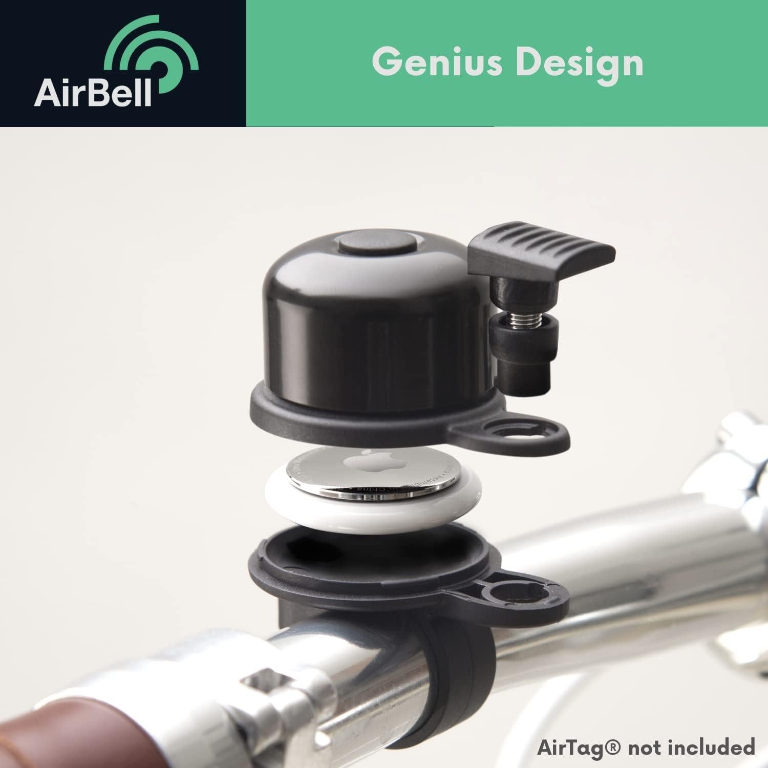 Soporte Oculto para Apple AirTag en Timbre - AIRBELL V1 22mm