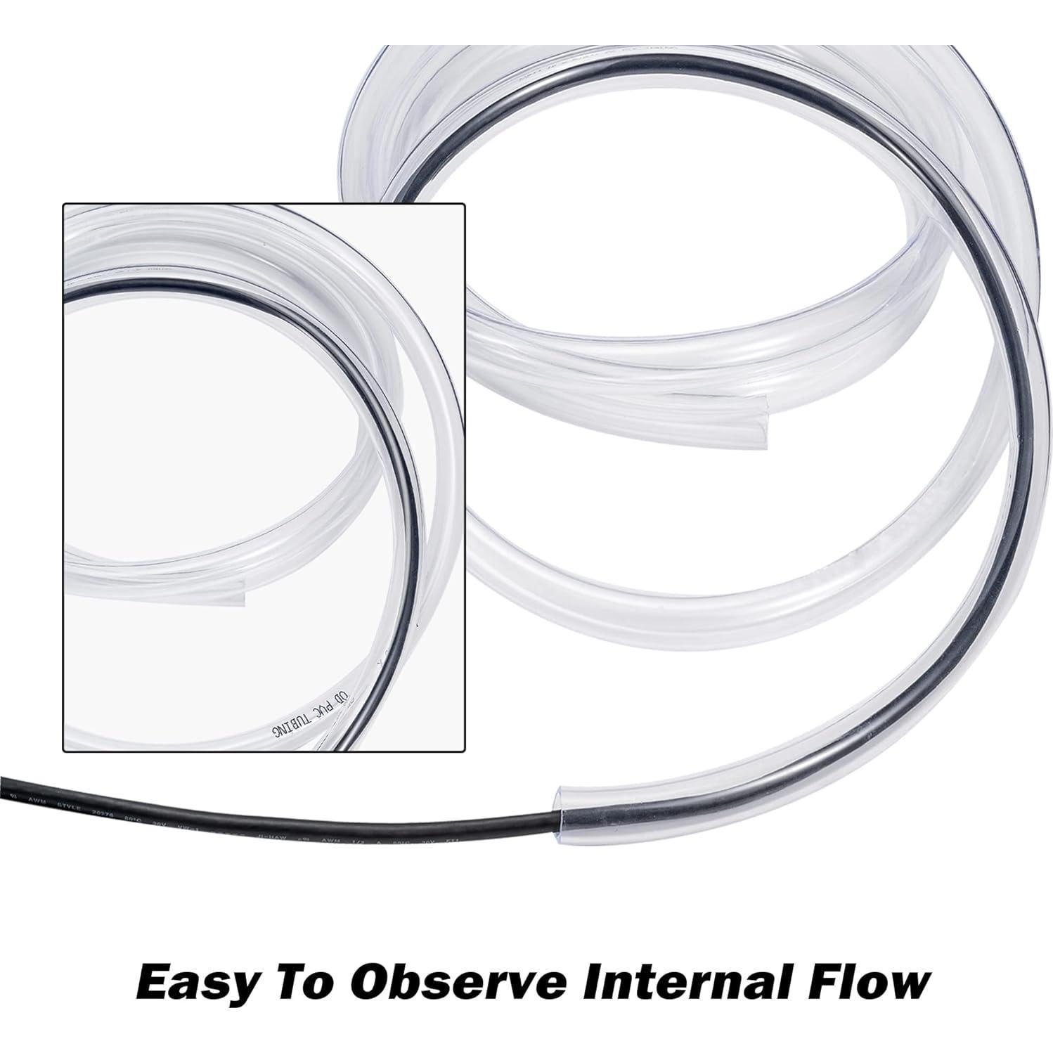 Tubo de Vinilo Transparente DAVCO 1" ID 5 Pies PVC Flexible