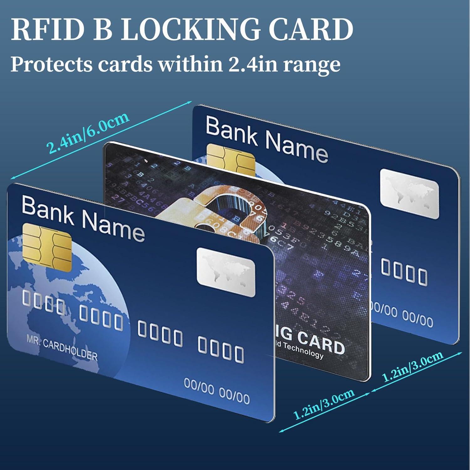 Tarjeta de Bloqueo RFID Tqsbeyah 5 Paquete Protección Cartera