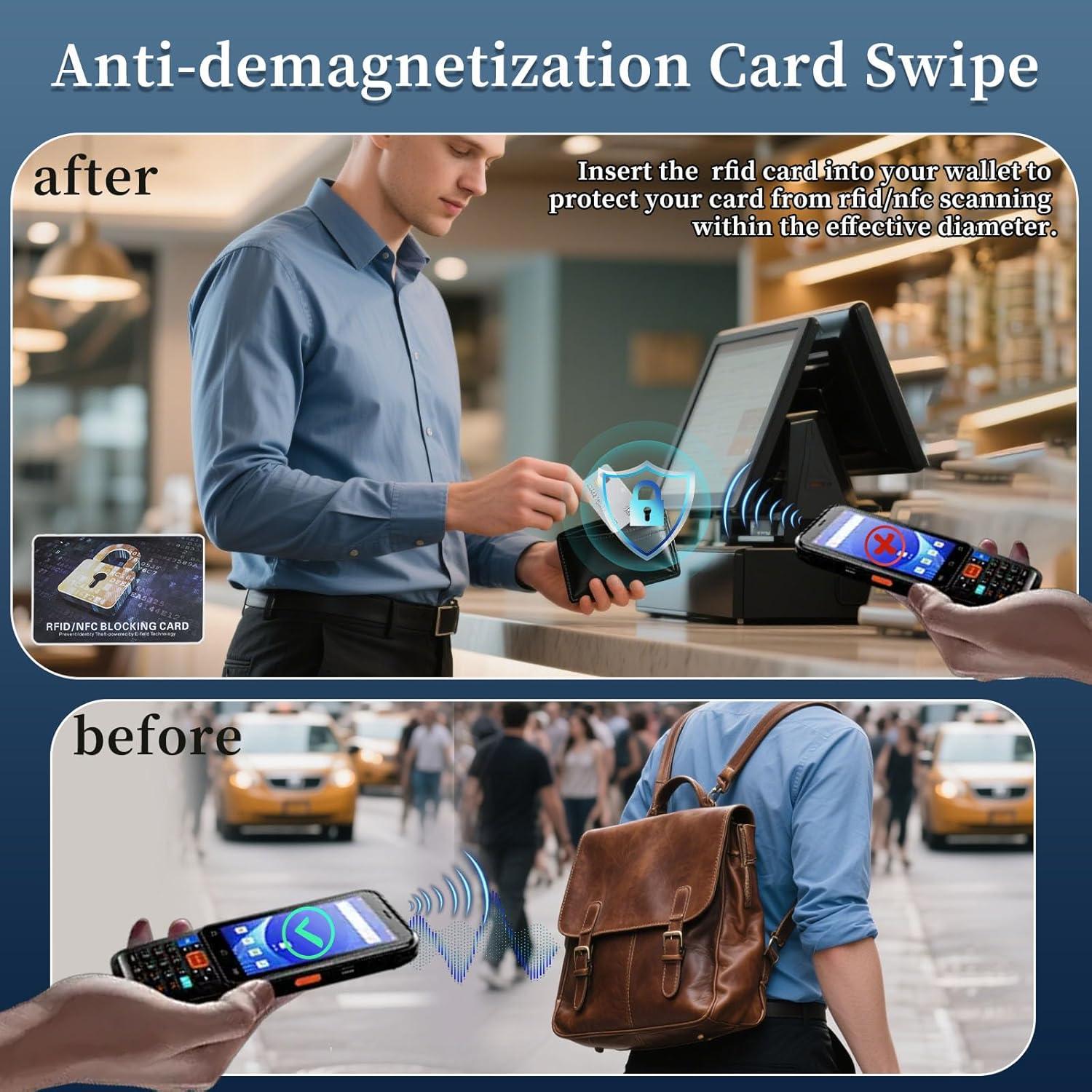 Tarjeta de Bloqueo RFID Tqsbeyah 5 Paquete Protección Cartera