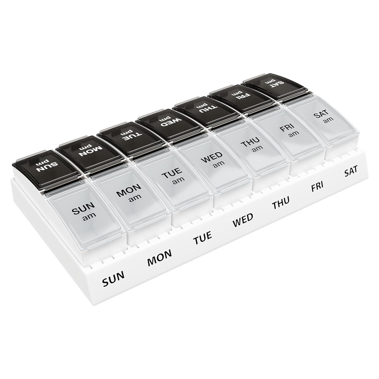 Organizador de Pastillas Semanal Ezy Dose AM/PM 7 Días