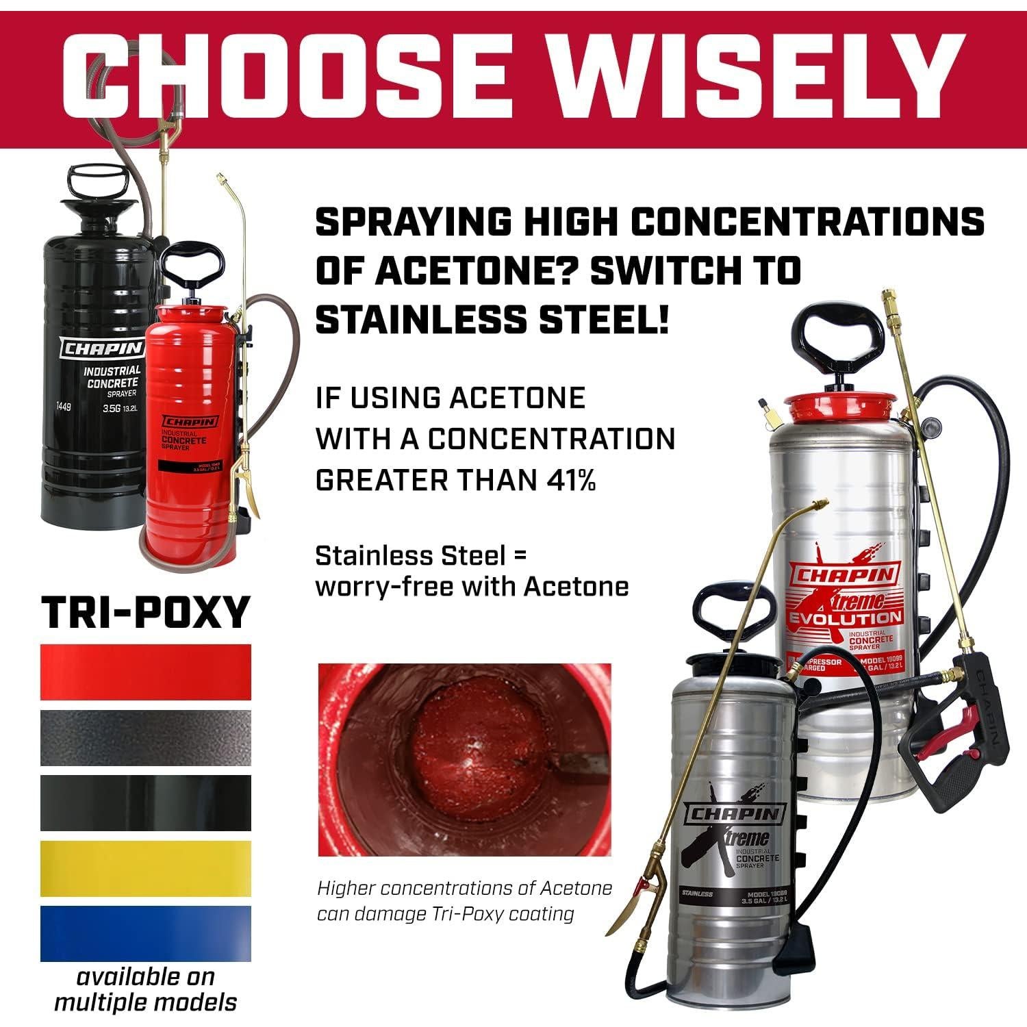 Rociador industrial Chapin 1352 de 11.36L con manguera 91.44cm