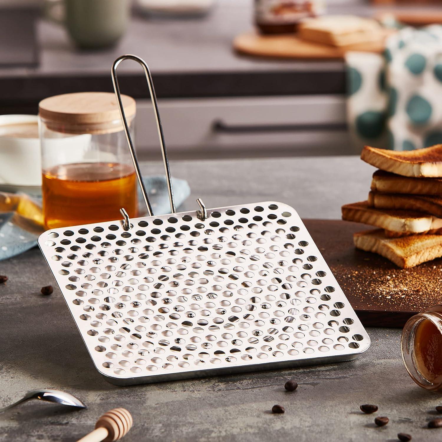 Tostador de Pan Plegable Ibili - 20 cm - Ideal para Camping