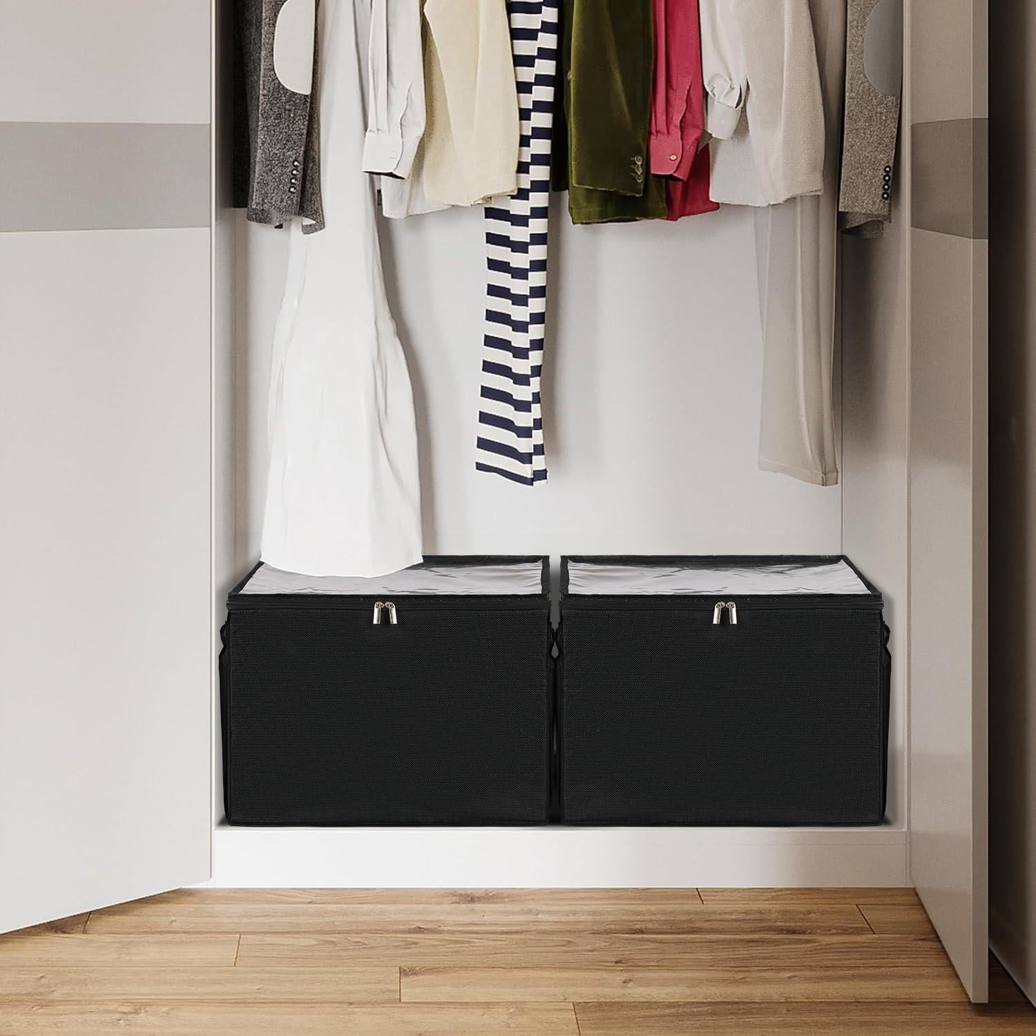 Organizador de Zapatos LOVSTORAGE Negro 16 Pares Plegable