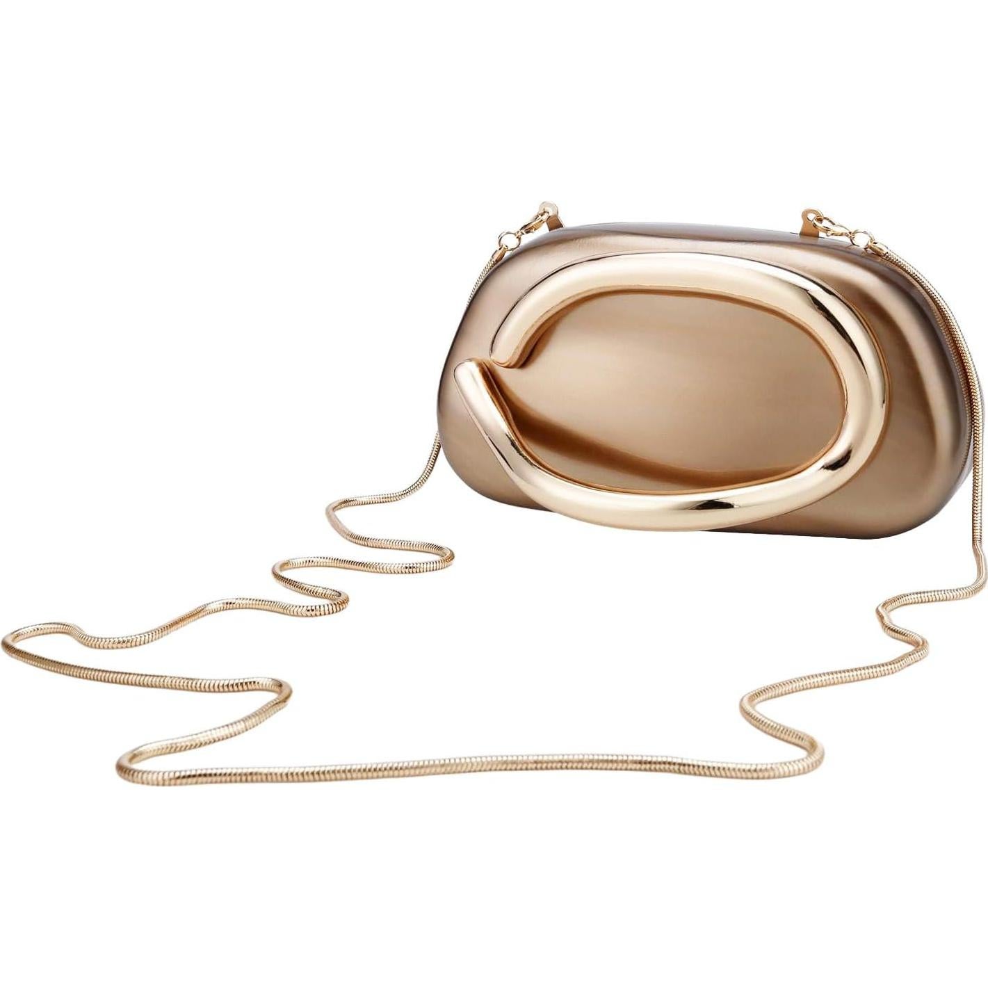 Bolso Clutch de Noche Acrílico YYW Marbling 20.5x6x12.5 cm