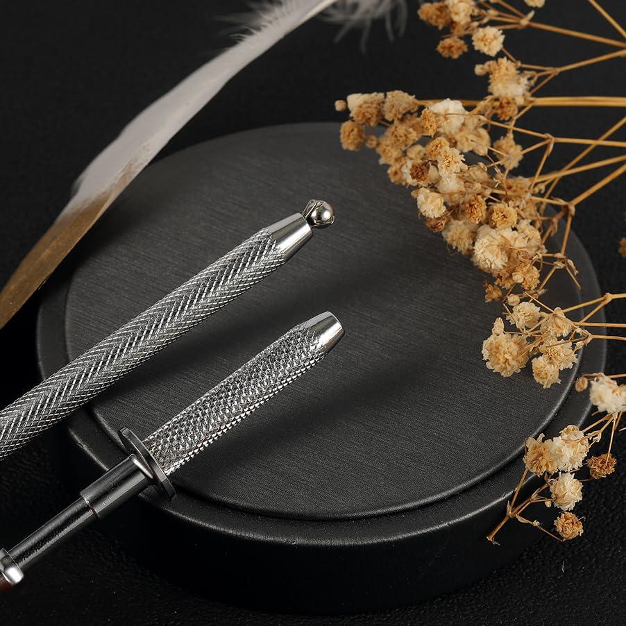 Pinzas de Piercing Acero Inoxidable 316L 7.37 cm para Orejas y Nariz