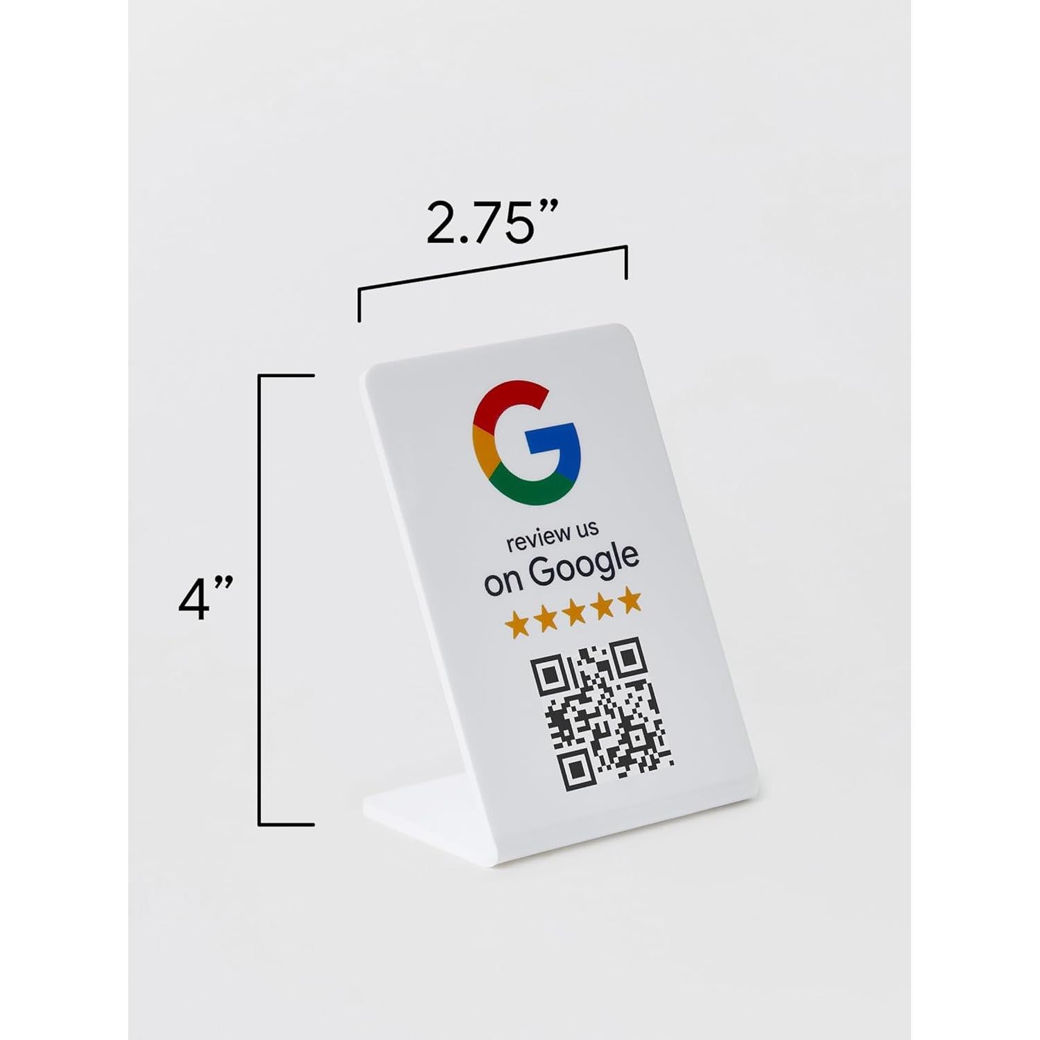 Soporte de Reseñas de Google ProsperQR NFC y QR 1 Unidad