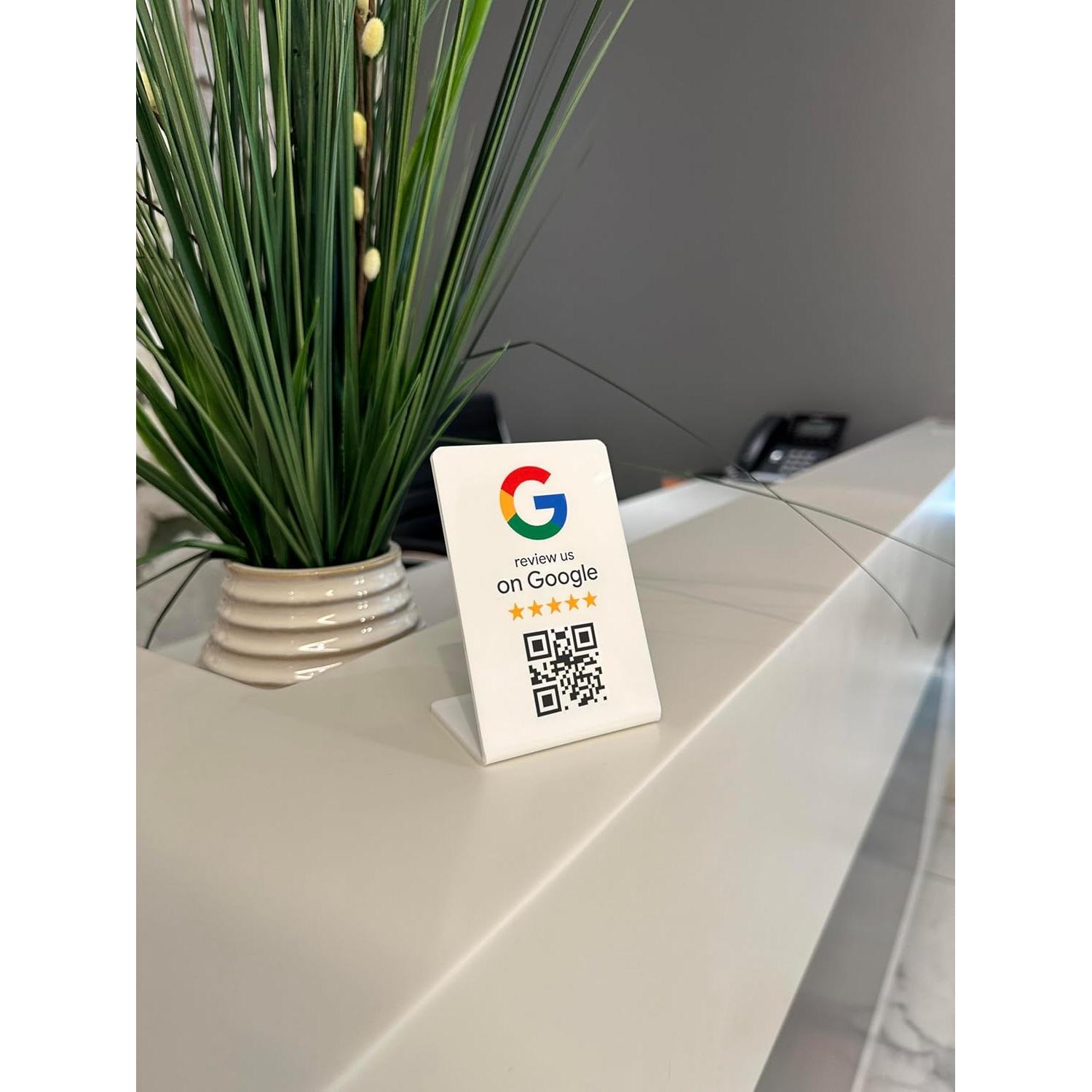 Soporte de Reseñas de Google ProsperQR NFC y QR 1 Unidad