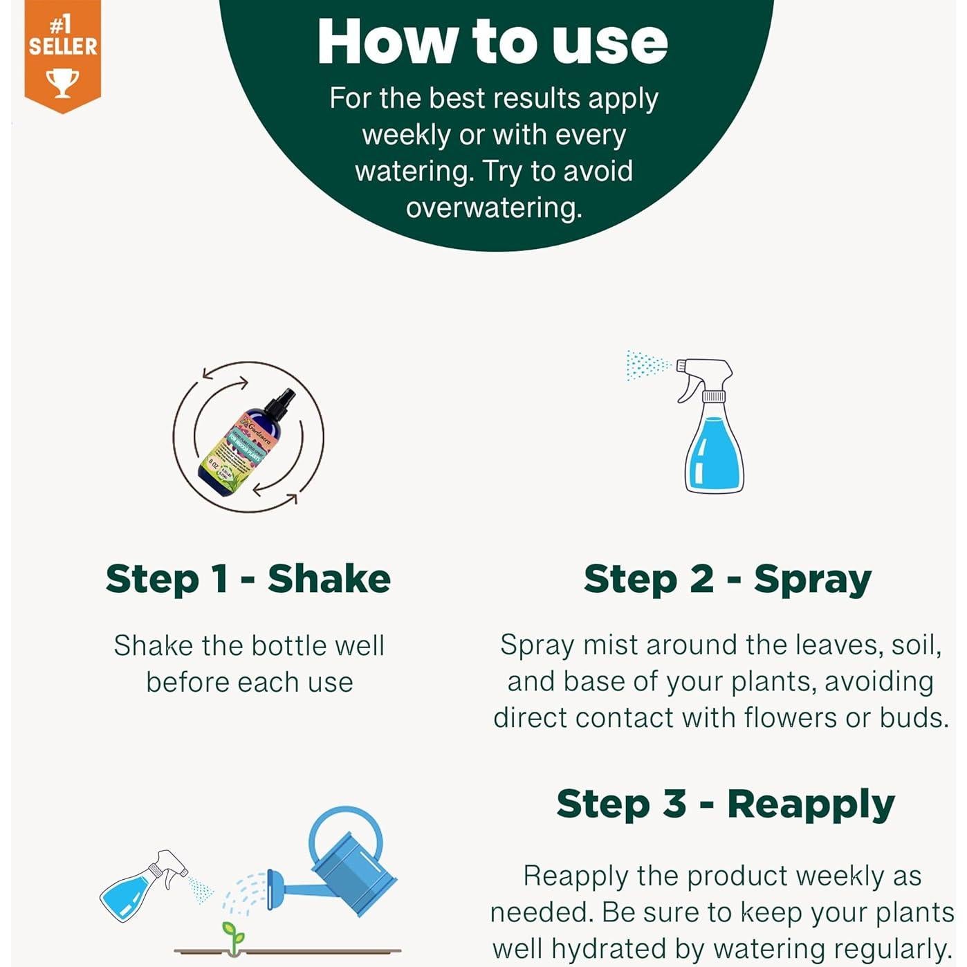 Spray Nutricional Gardenera para Aguacate 226.8g - Crecimiento Saludable