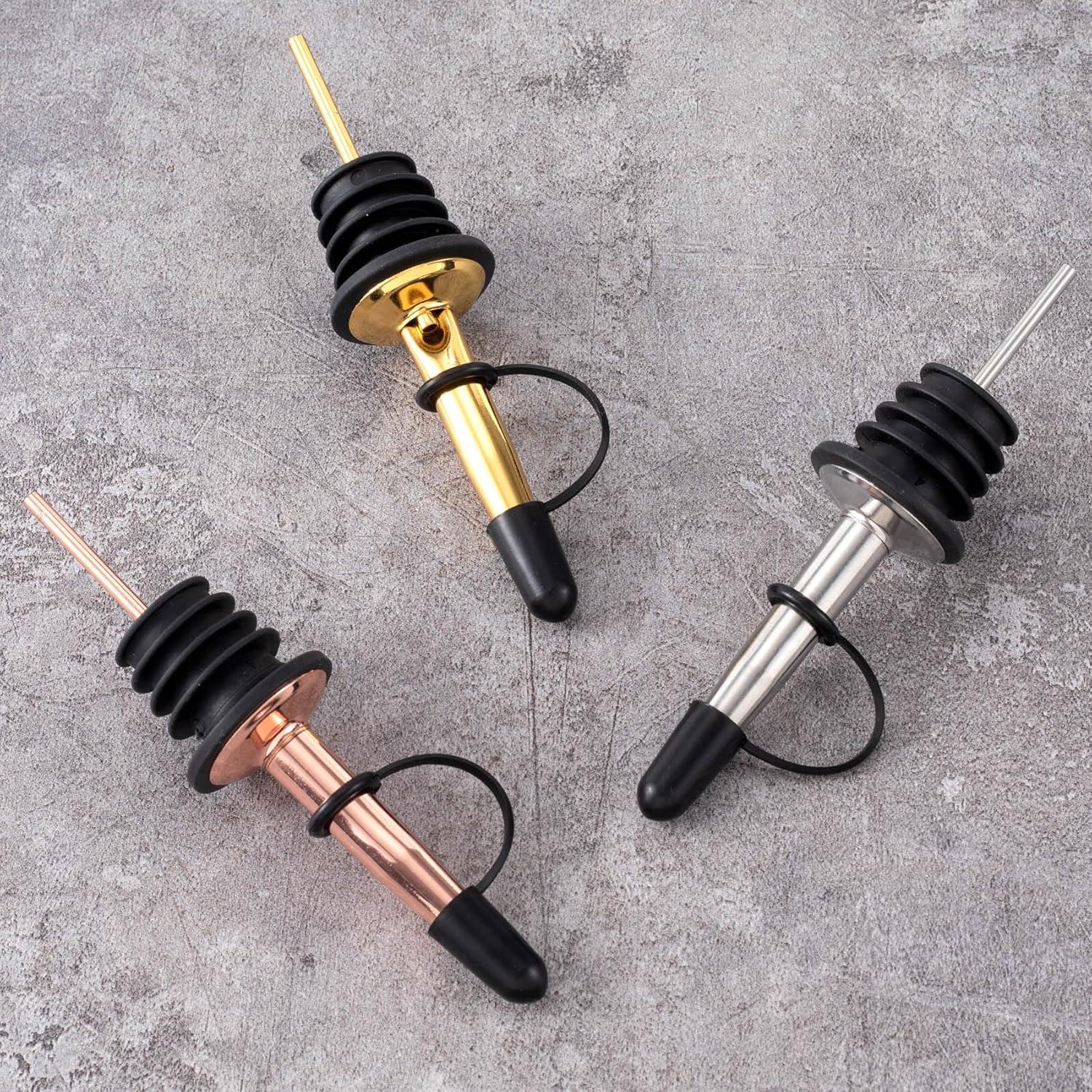 Tapones de Goma OIIKI 12 Pcs para Botellas de Licor