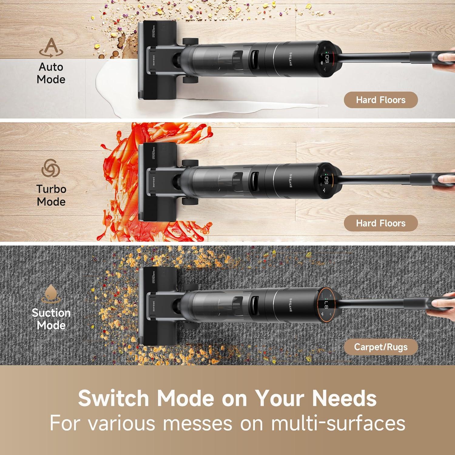 Limpiador de Suelos Húmedos y Secos DREAME H12S 3 Modos